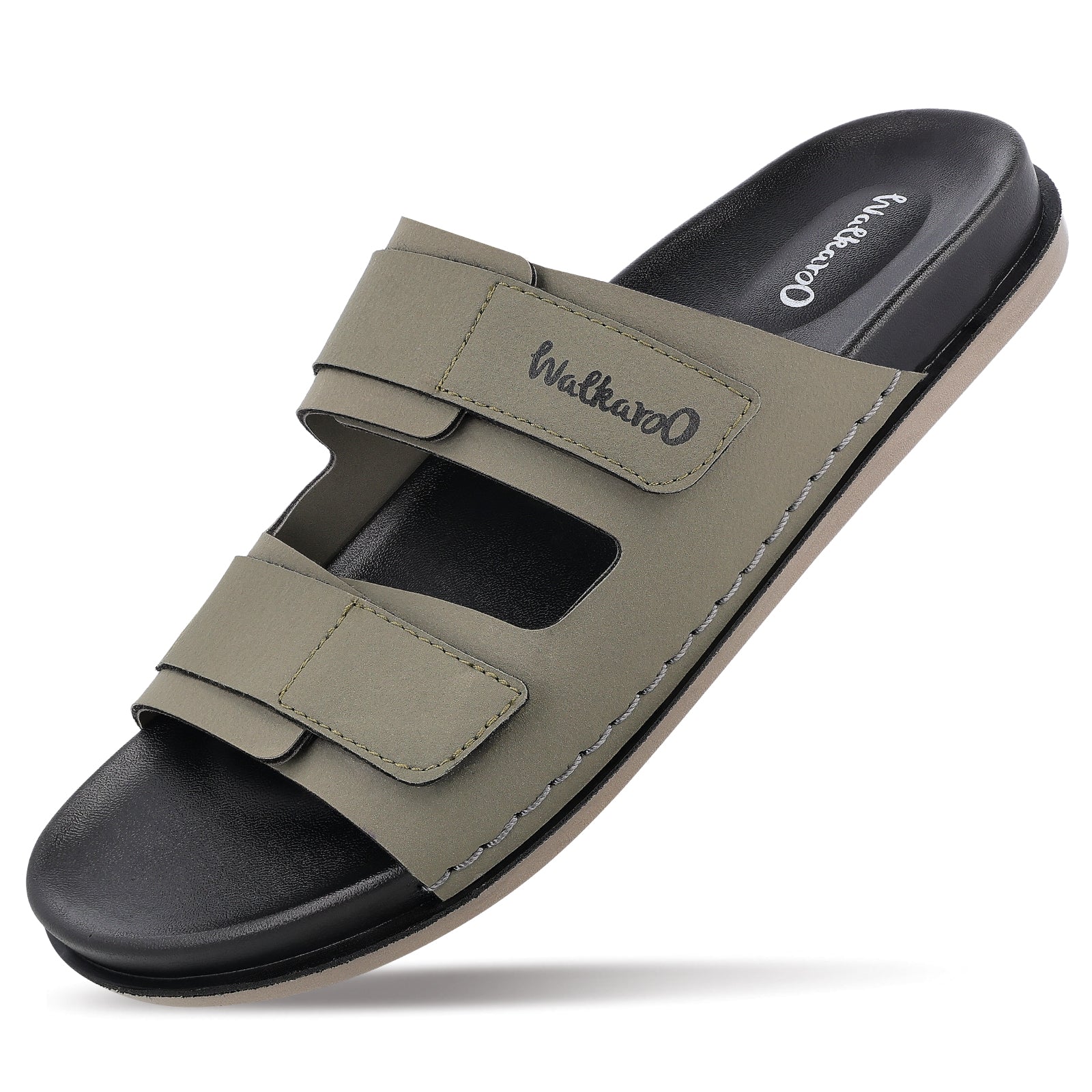 Men's Daily Wear Comfort Sandals - WE1347 Olive - Image 7