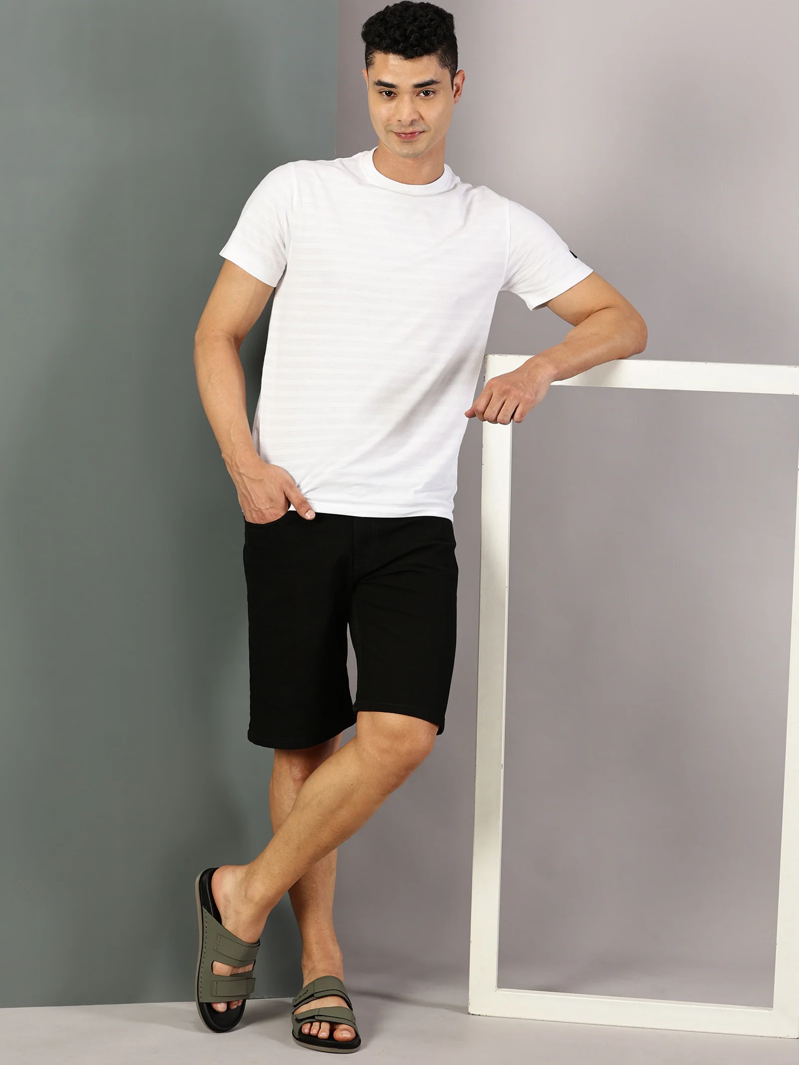 Men's Daily Wear Comfort Sandals - WE1347 Olive - Image 8