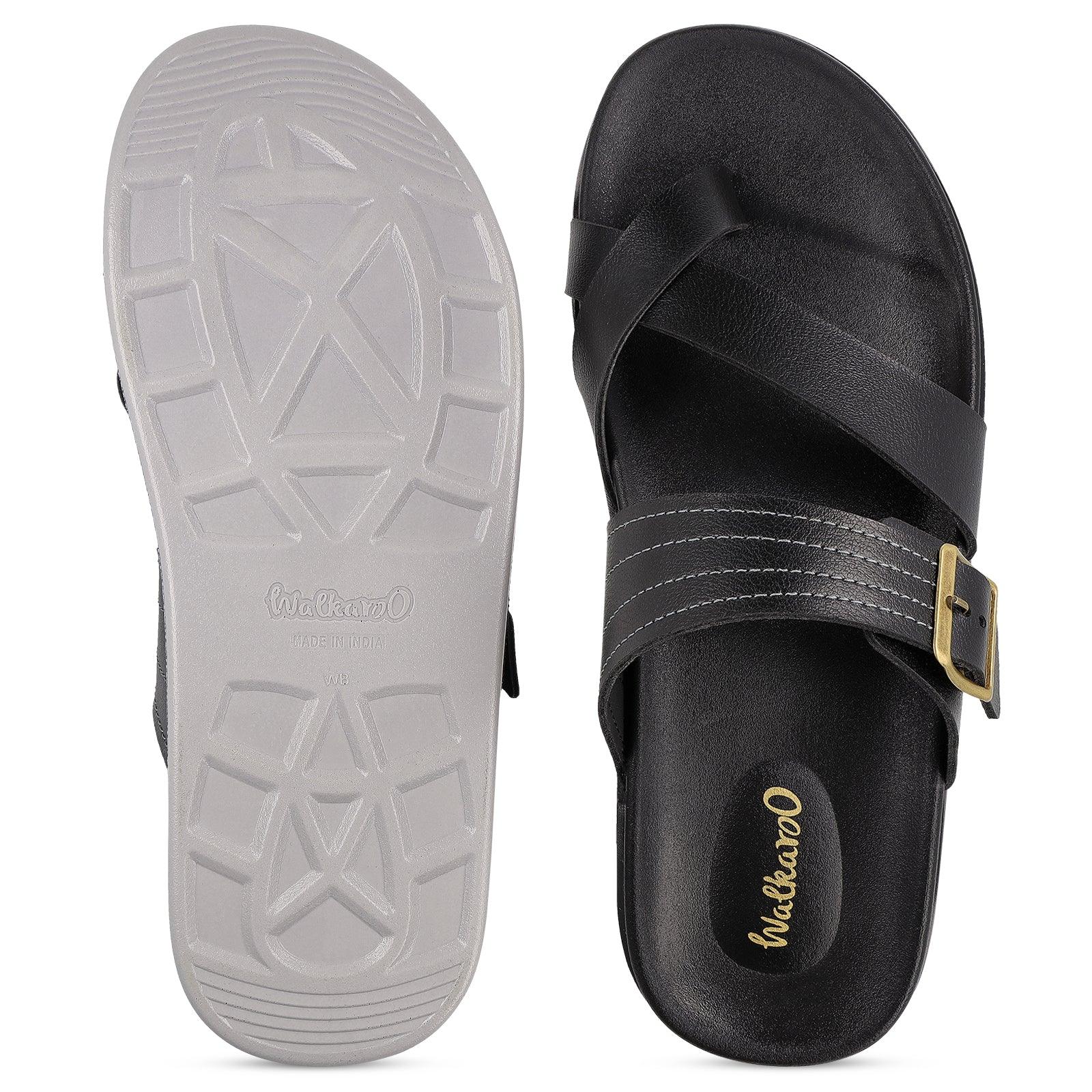 Men's Daily Wear Comfort Sandals - WE1353 Black - Image 4