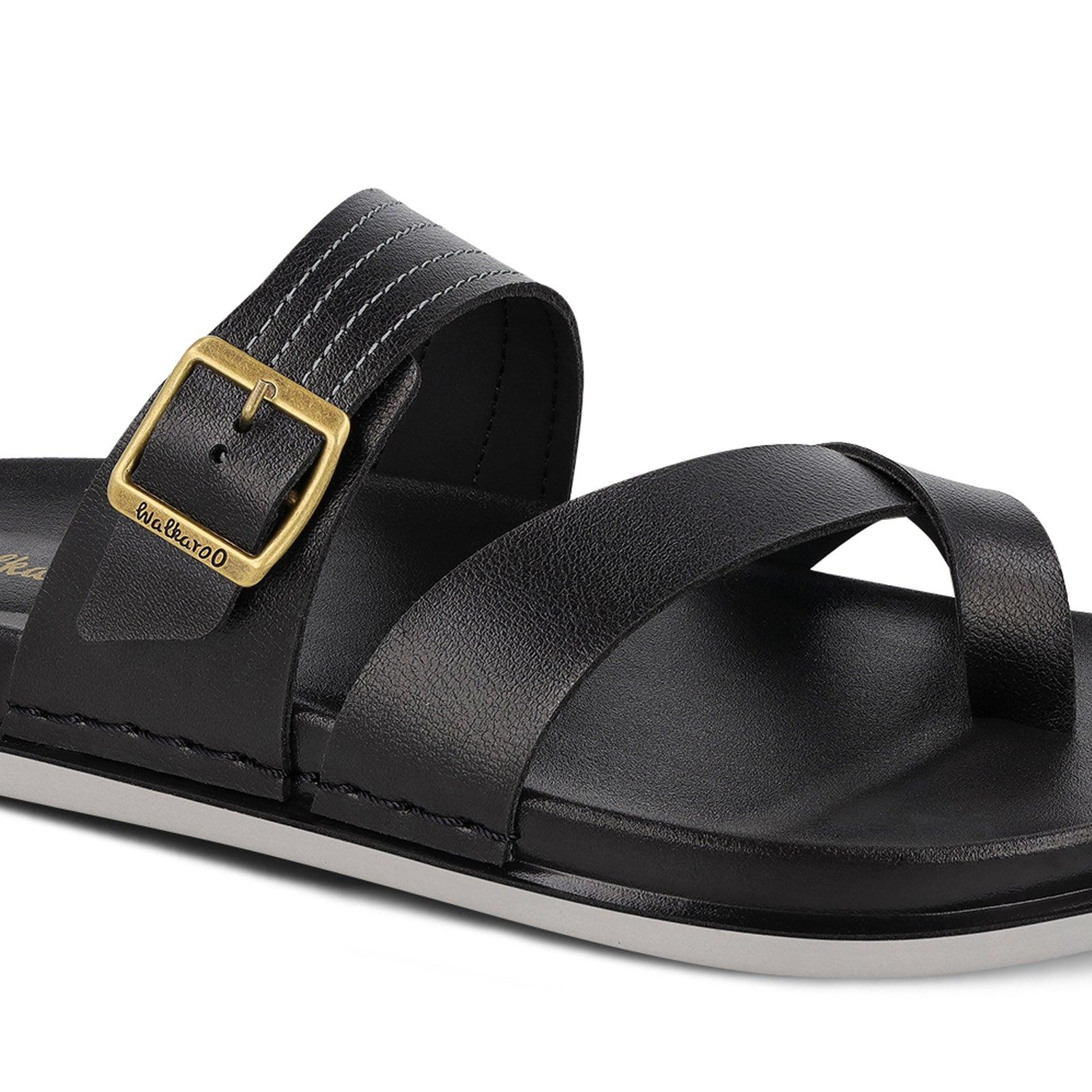 Men's Daily Wear Comfort Sandals - WE1353 Black - Image 6