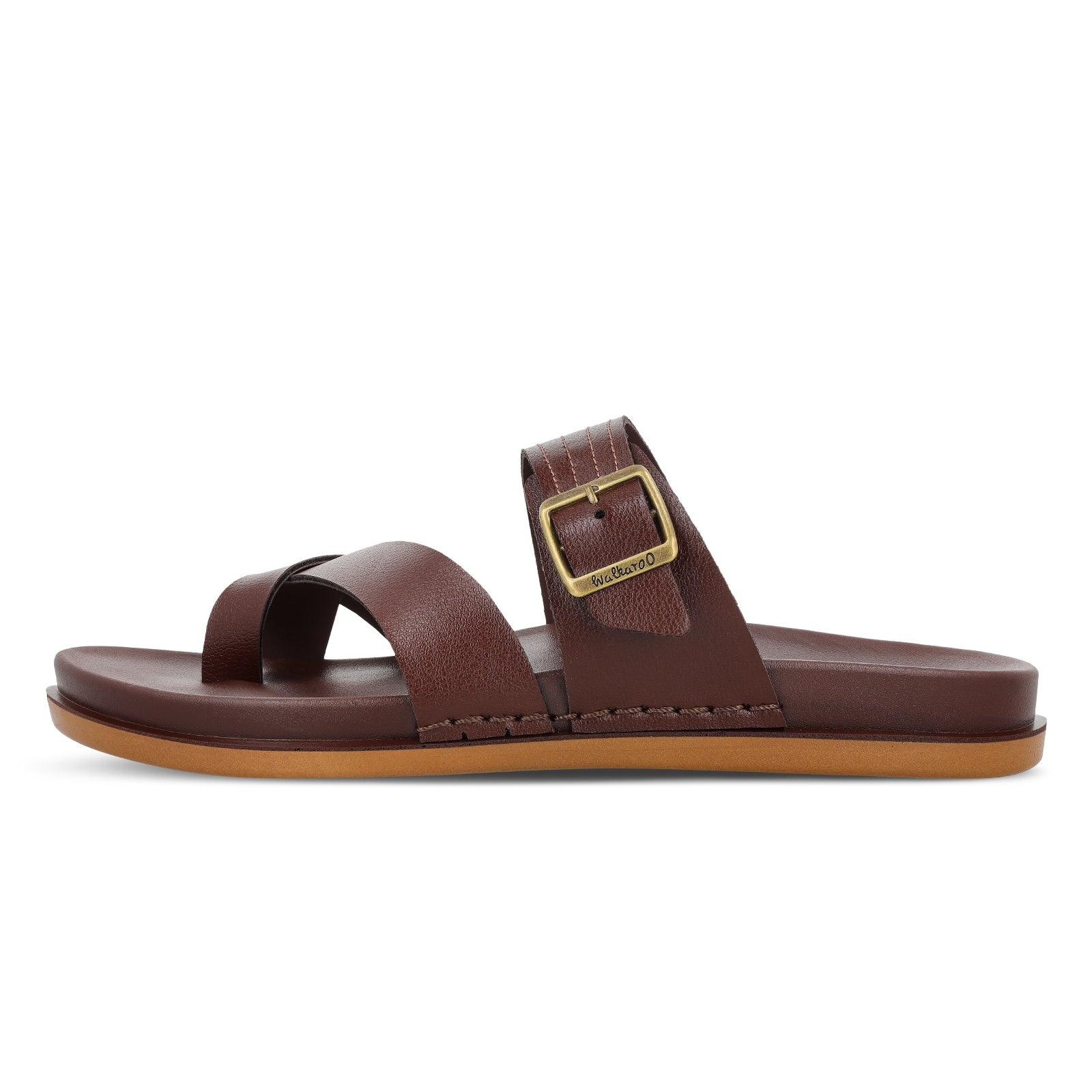 Men's Daily Wear Comfort Sandals - WE1353 Brown - Image 5