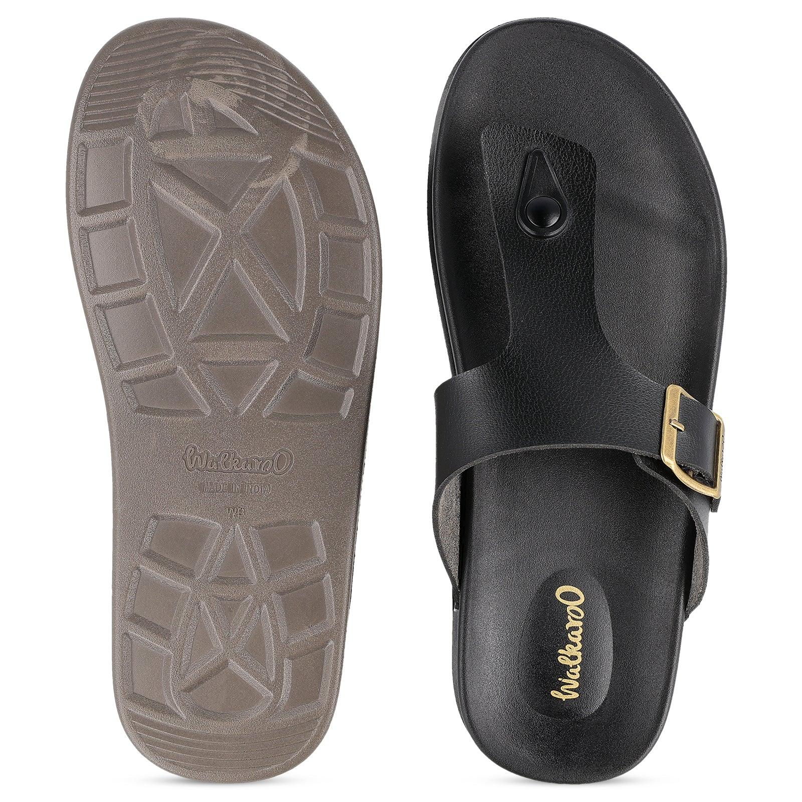 Men's Daily Wear Comfort Sandals - WE1356 Black - Image 5