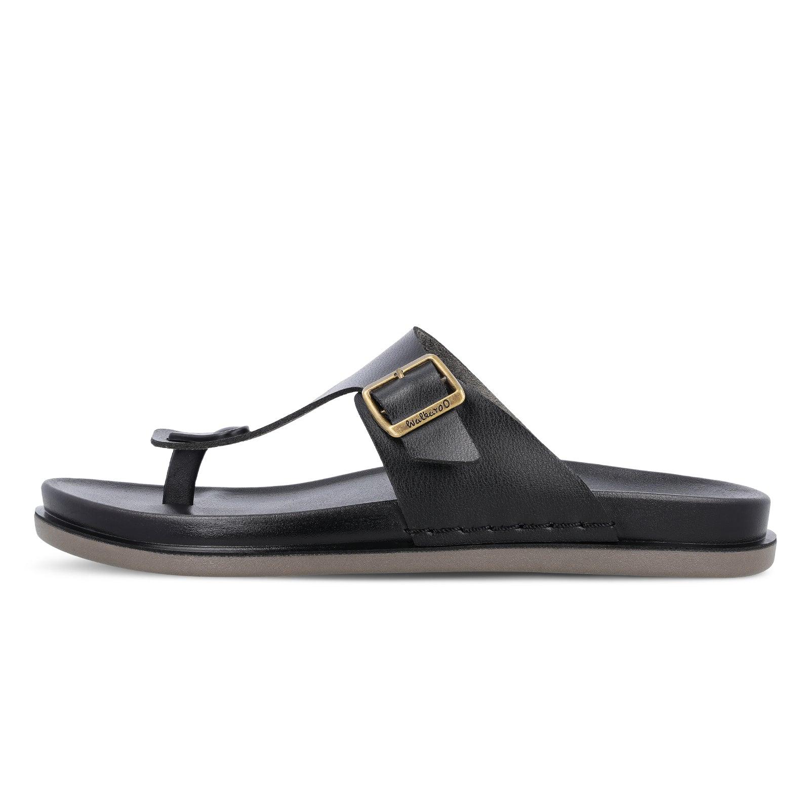 Men's Daily Wear Comfort Sandals - WE1356 Black - Image 6