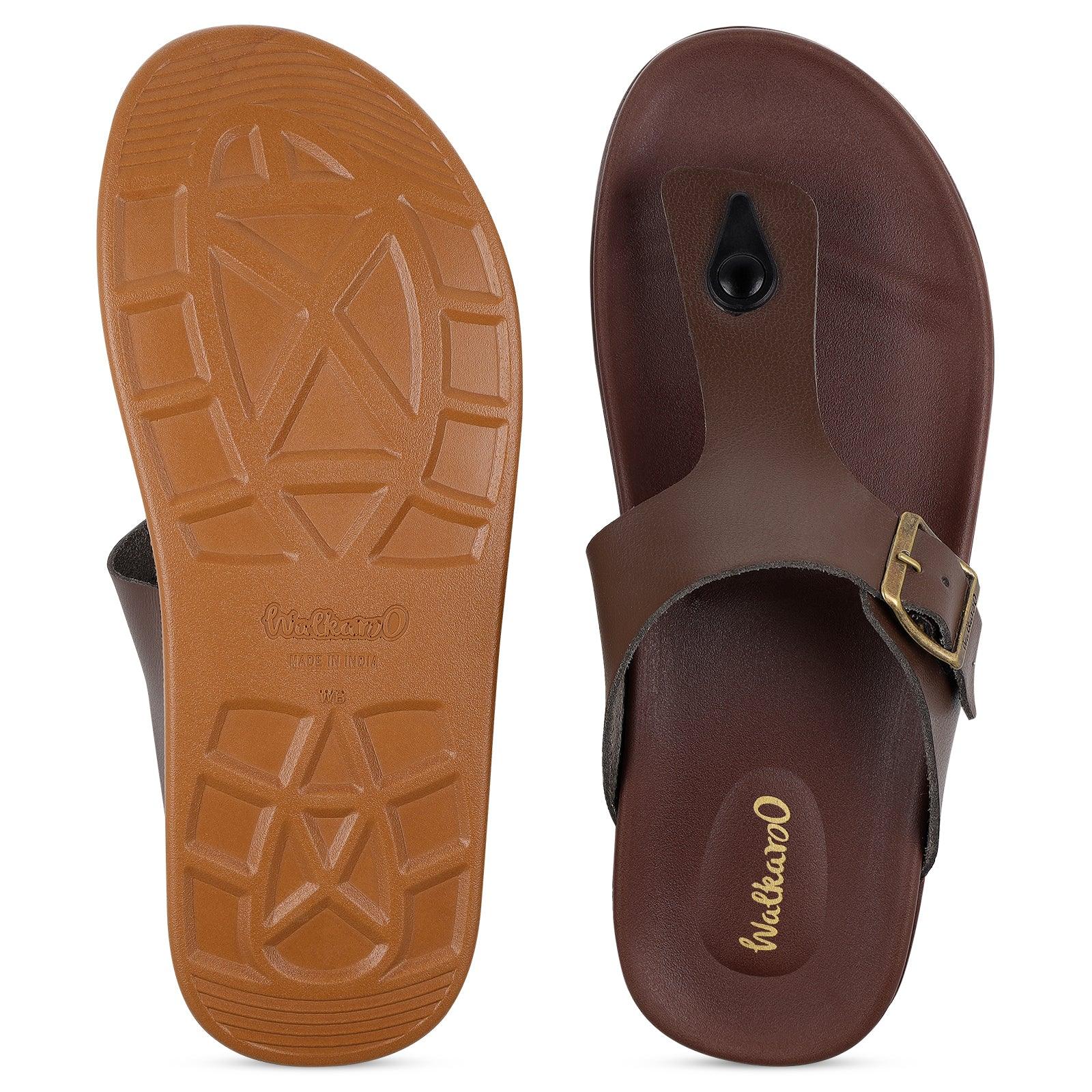 Men's Daily Wear Comfort Sandals - WE1356 Brown - Image 5