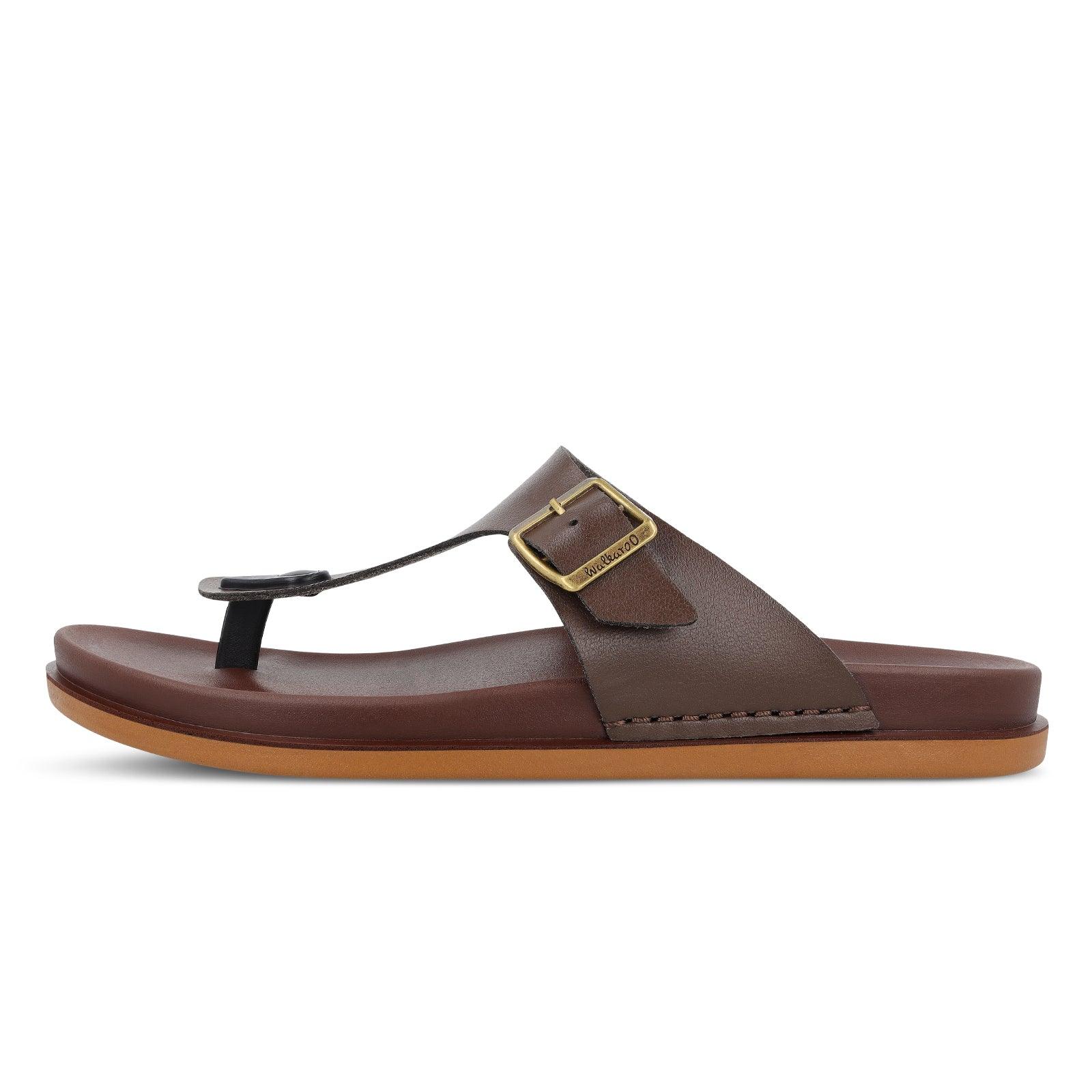 Men's Daily Wear Comfort Sandals - WE1356 Brown - Image 6