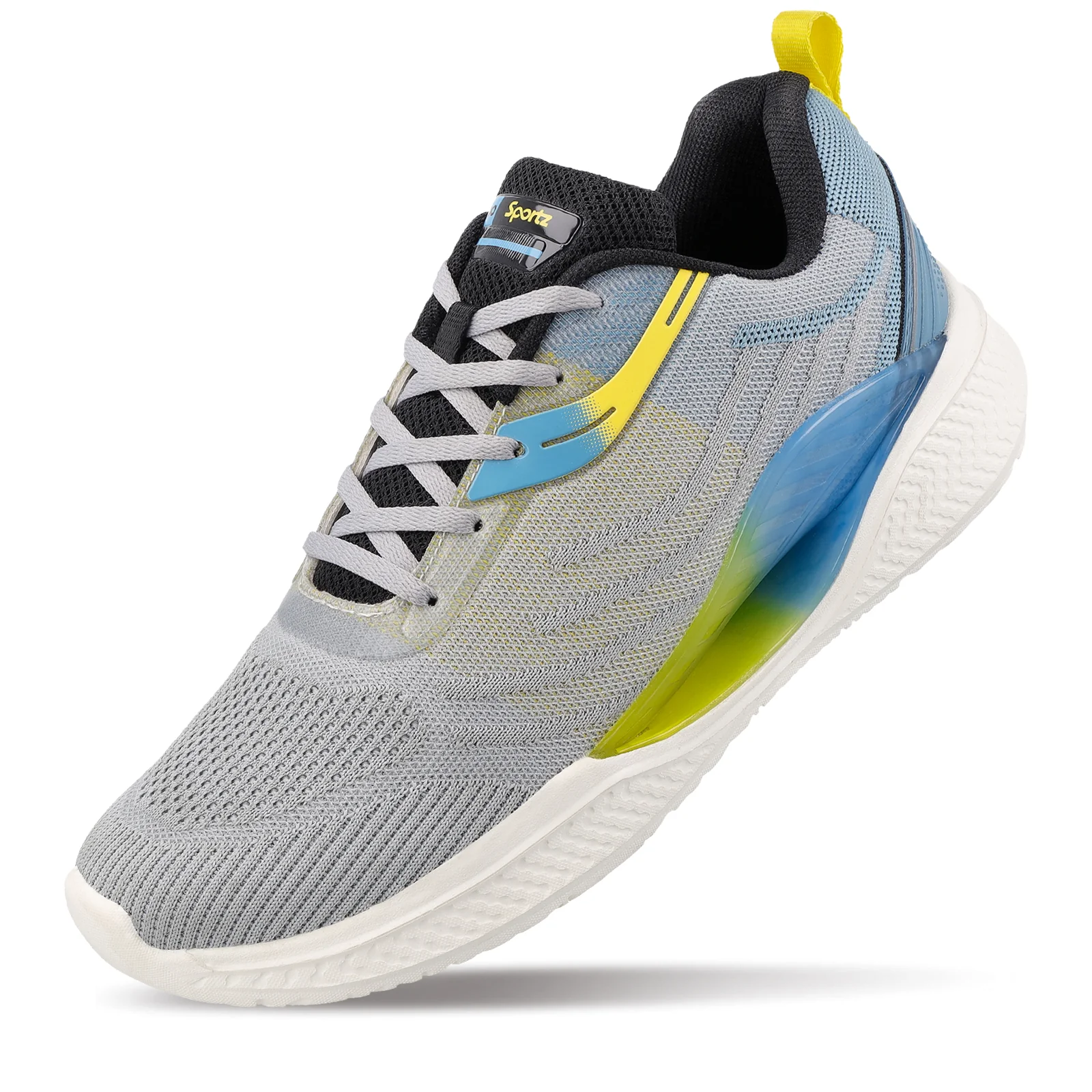 Men's Lace-up Sports Shoes - WS9132 Light Grey - Image 6