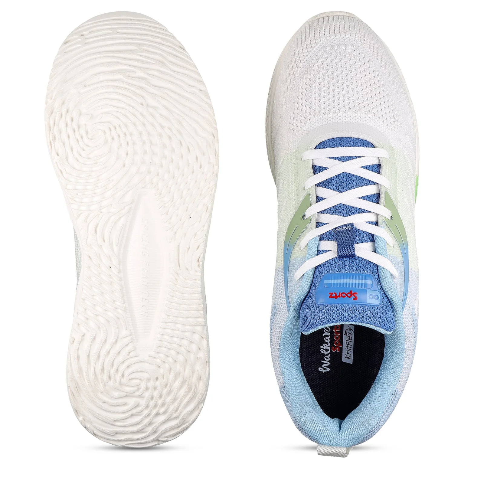 Men's Lace-up Sports Shoes - WS9132 White - Image 3