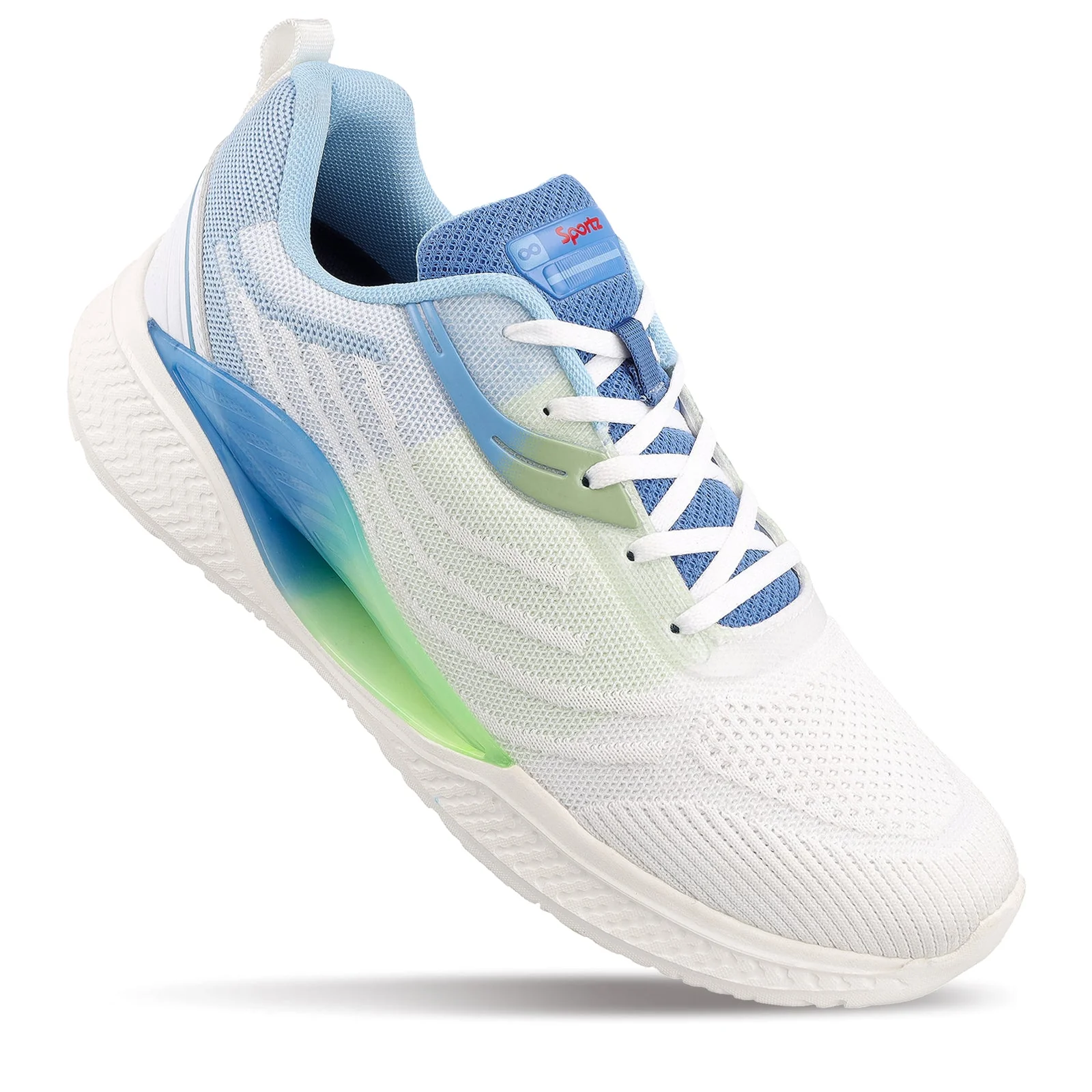 Men's Lace-up Sports Shoes - WS9132 White - Image 4