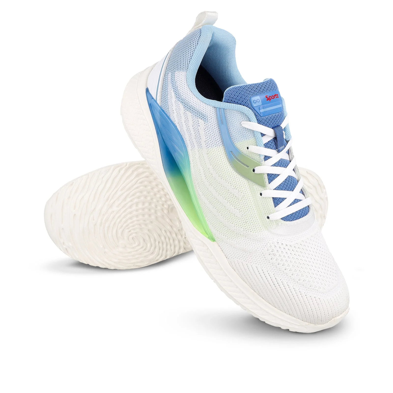 Men's Lace-up Sports Shoes - WS9132 White - Image 9