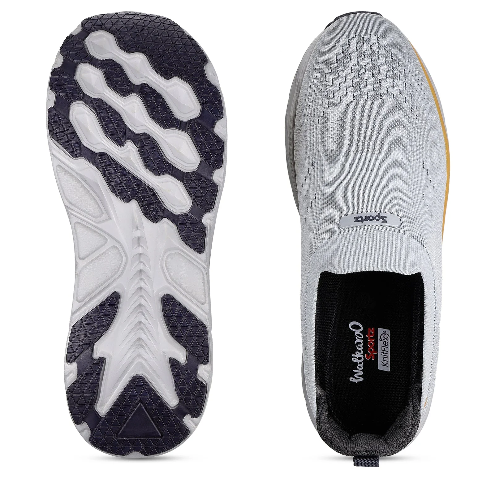 LOBER Men's Slip-on Walking Shoe - WS9139 Light Grey - Image 3