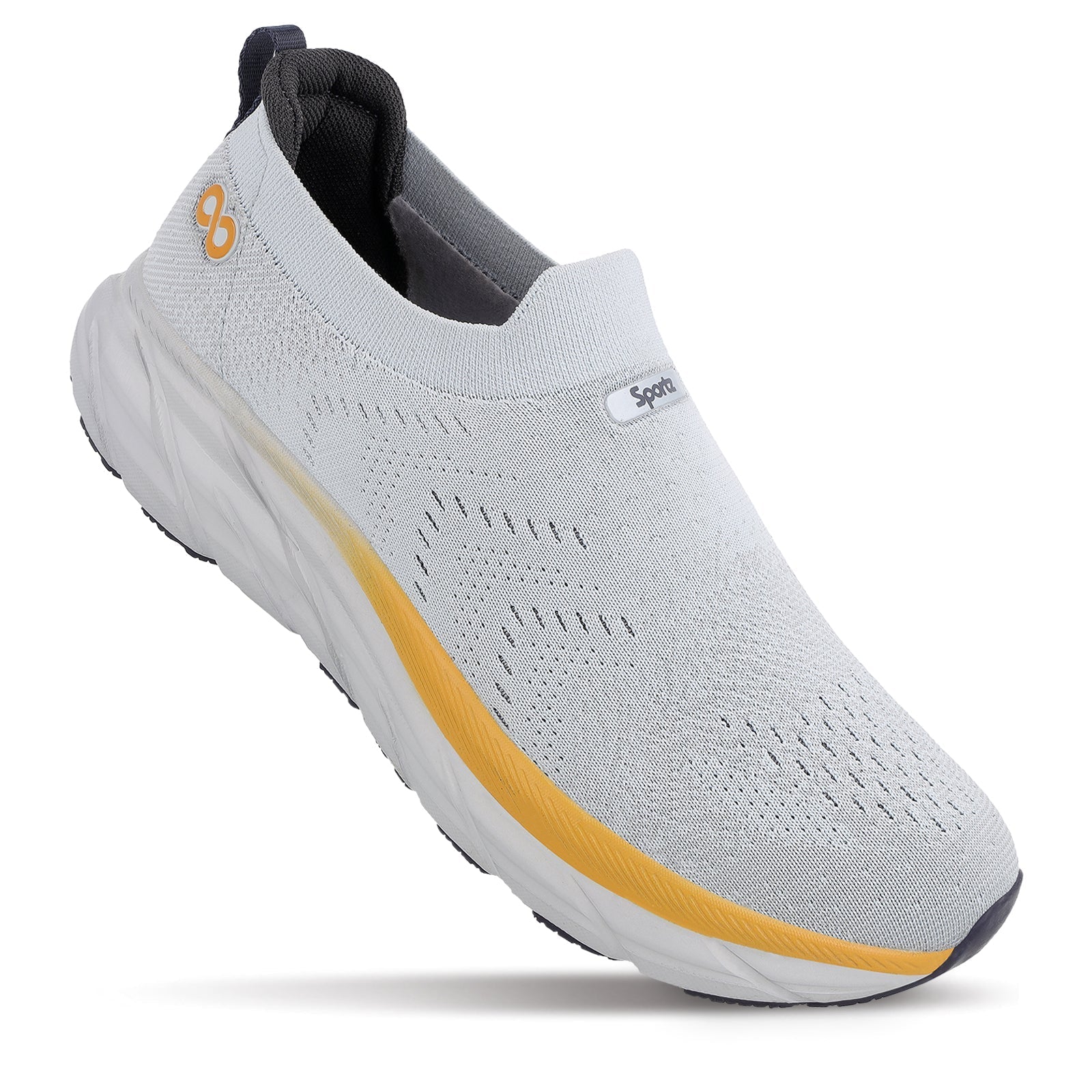 LOBER Men's Slip-on Walking Shoe - WS9139 Light Grey - Image 4
