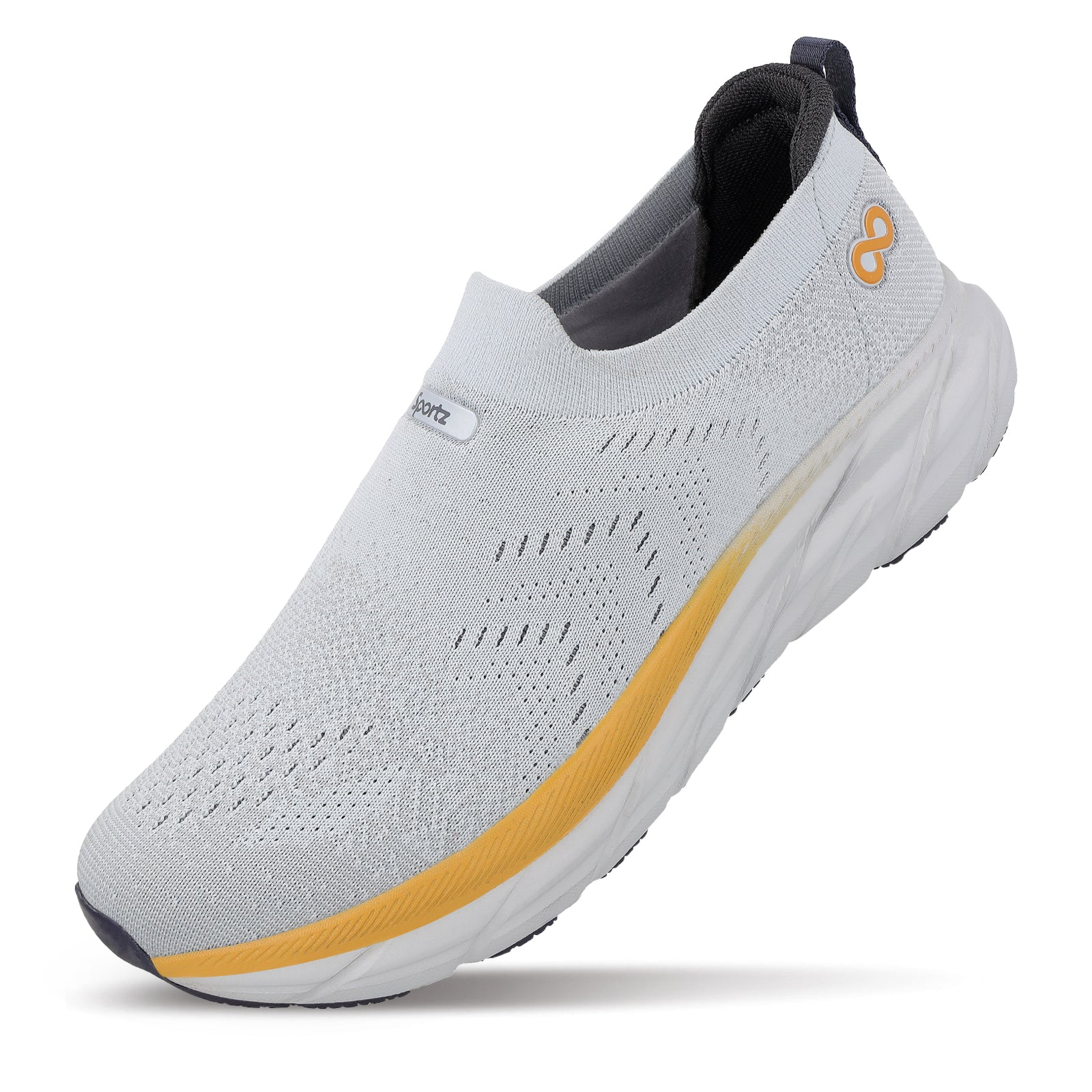 LOBER Men's Slip-on Walking Shoe - WS9139 Light Grey - Image 6