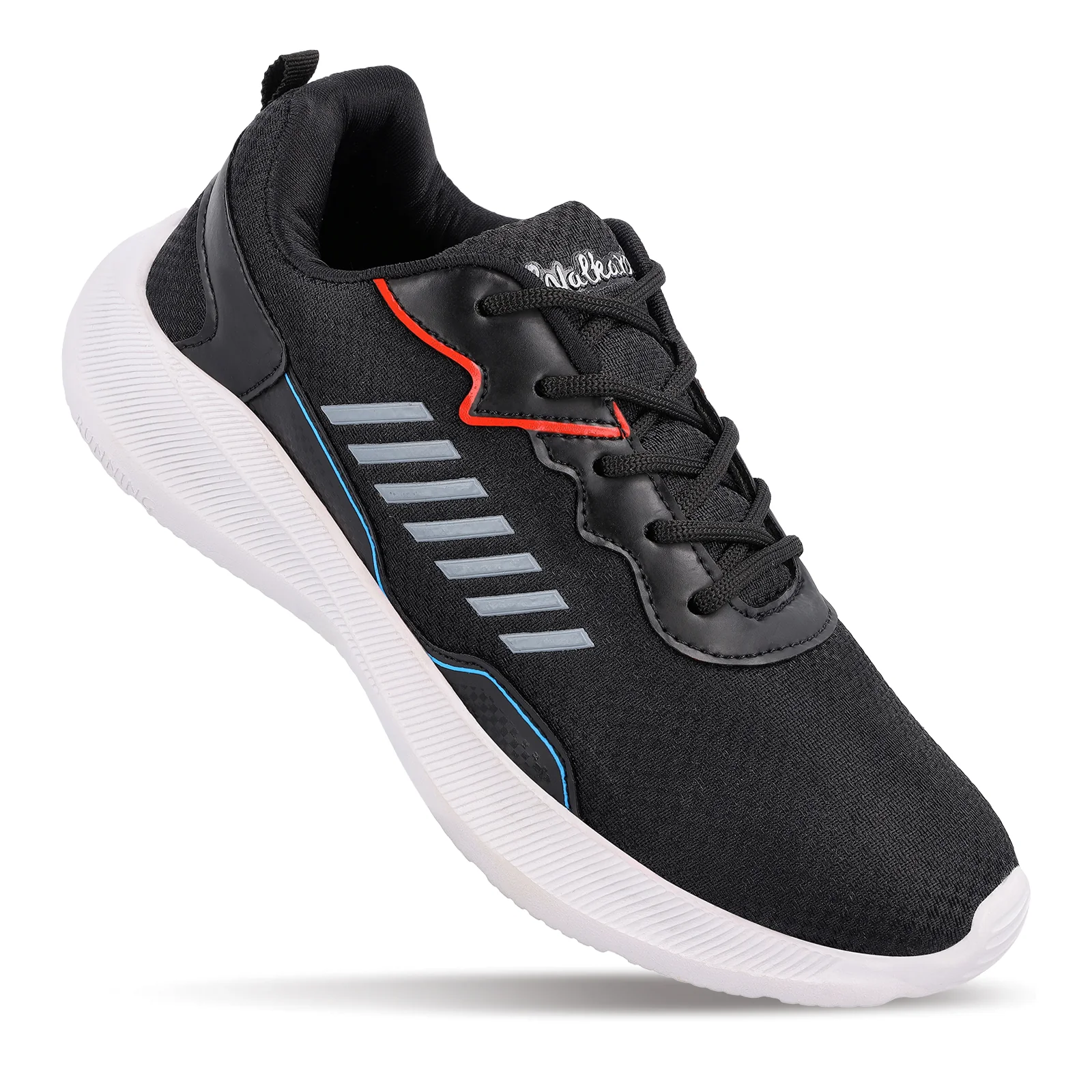 Men's Lace-Up Sports Shoes - WS3051 Black - Image 3