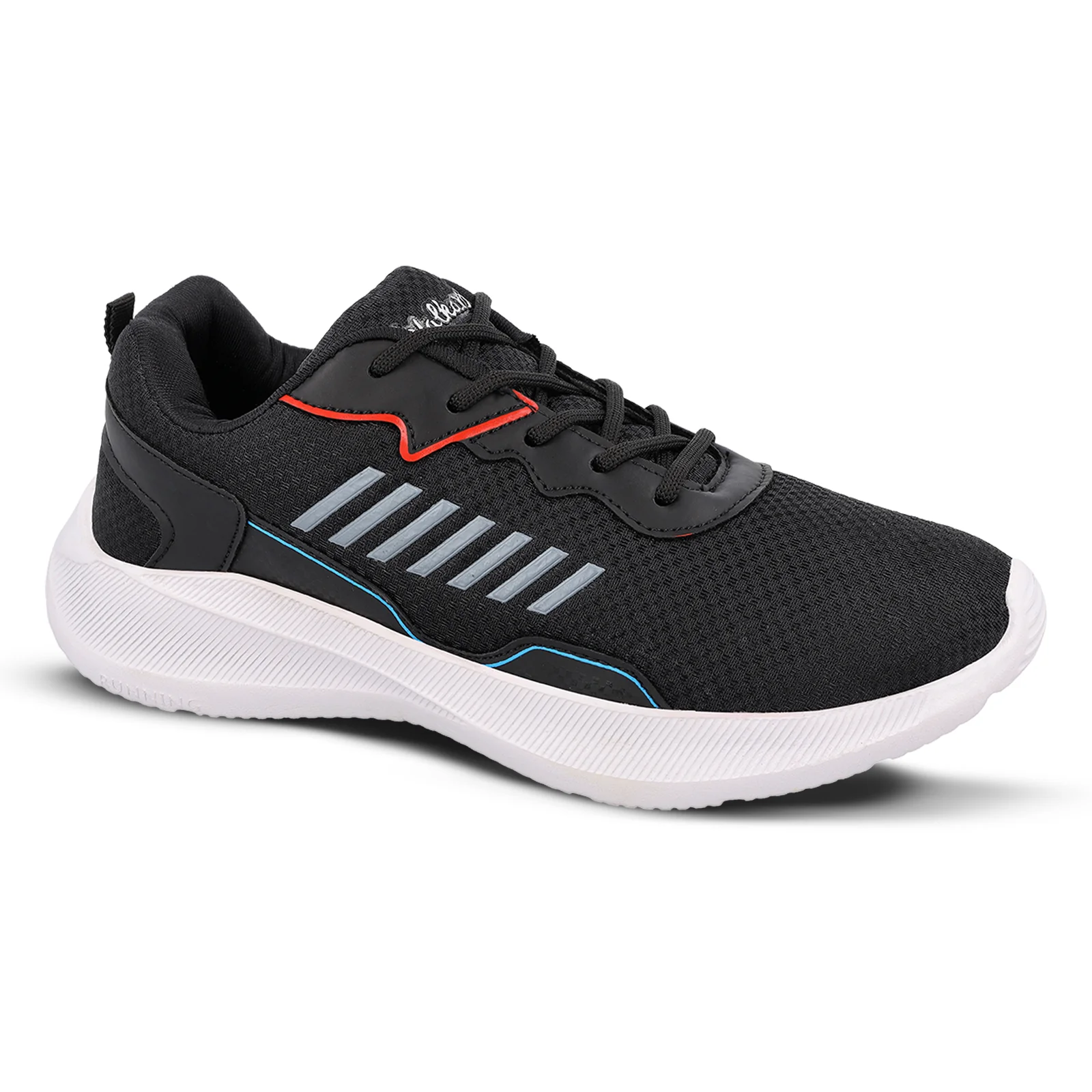 Men's Lace-Up Sports Shoes - WS3051 Black - Image 4