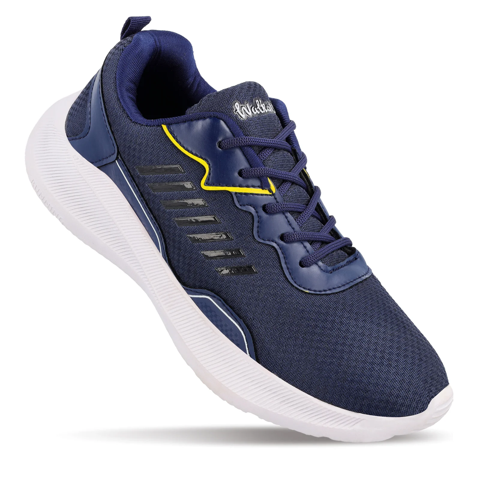 Men's Lace-up Sports Shoes - WS3051 Navy Blue - Image 3