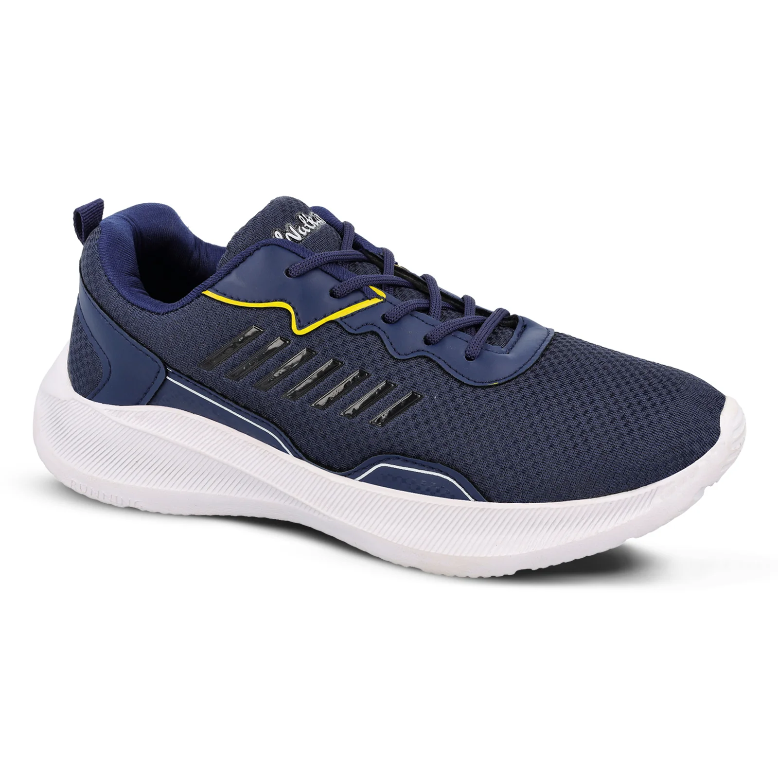 Men's Lace-up Sports Shoes - WS3051 Navy Blue - Image 4