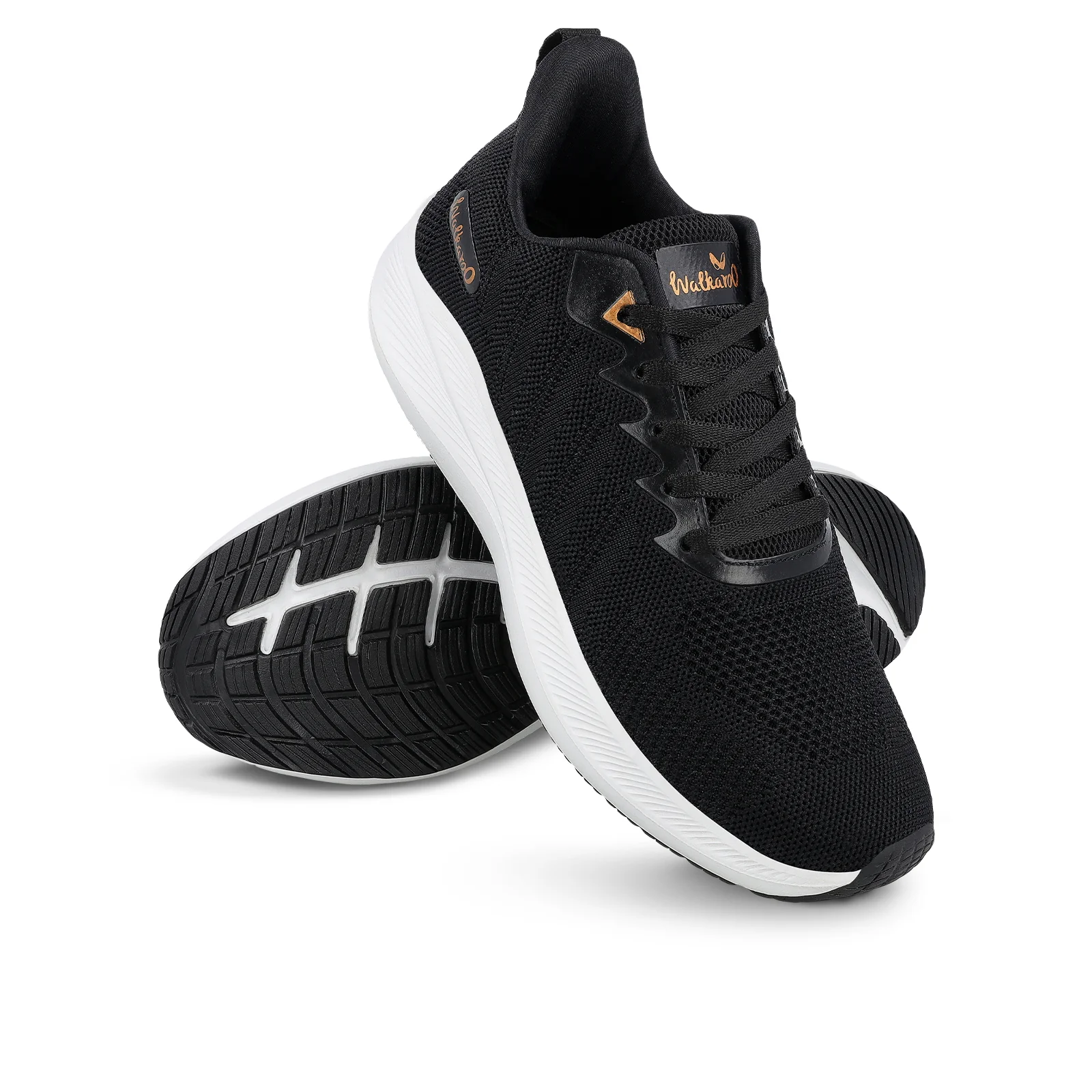 Men's Lace-up Sports Shoes - WS9104 Black - Image 8