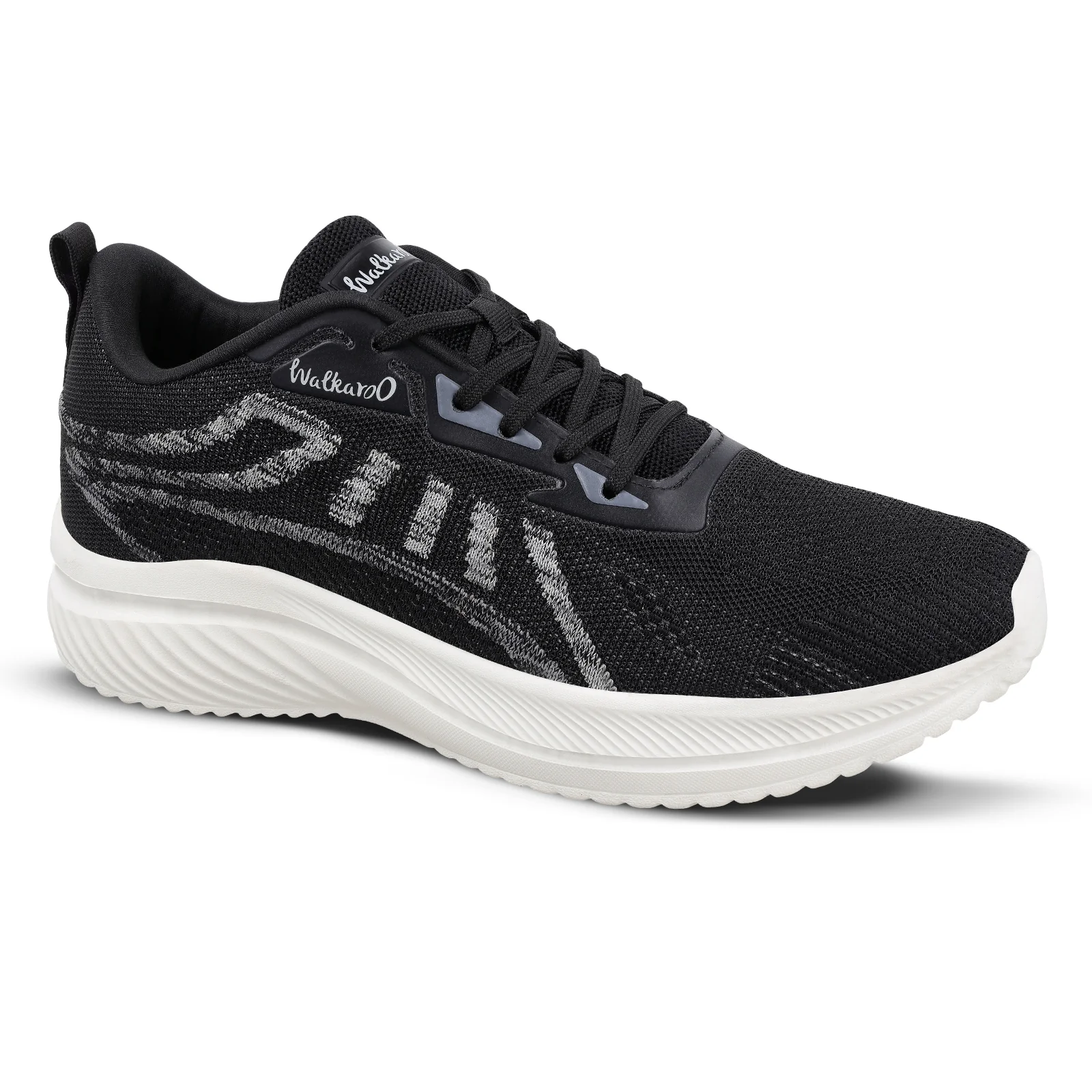 Men's Lace-up Walking Shoes - WS9105 Black - Image 4