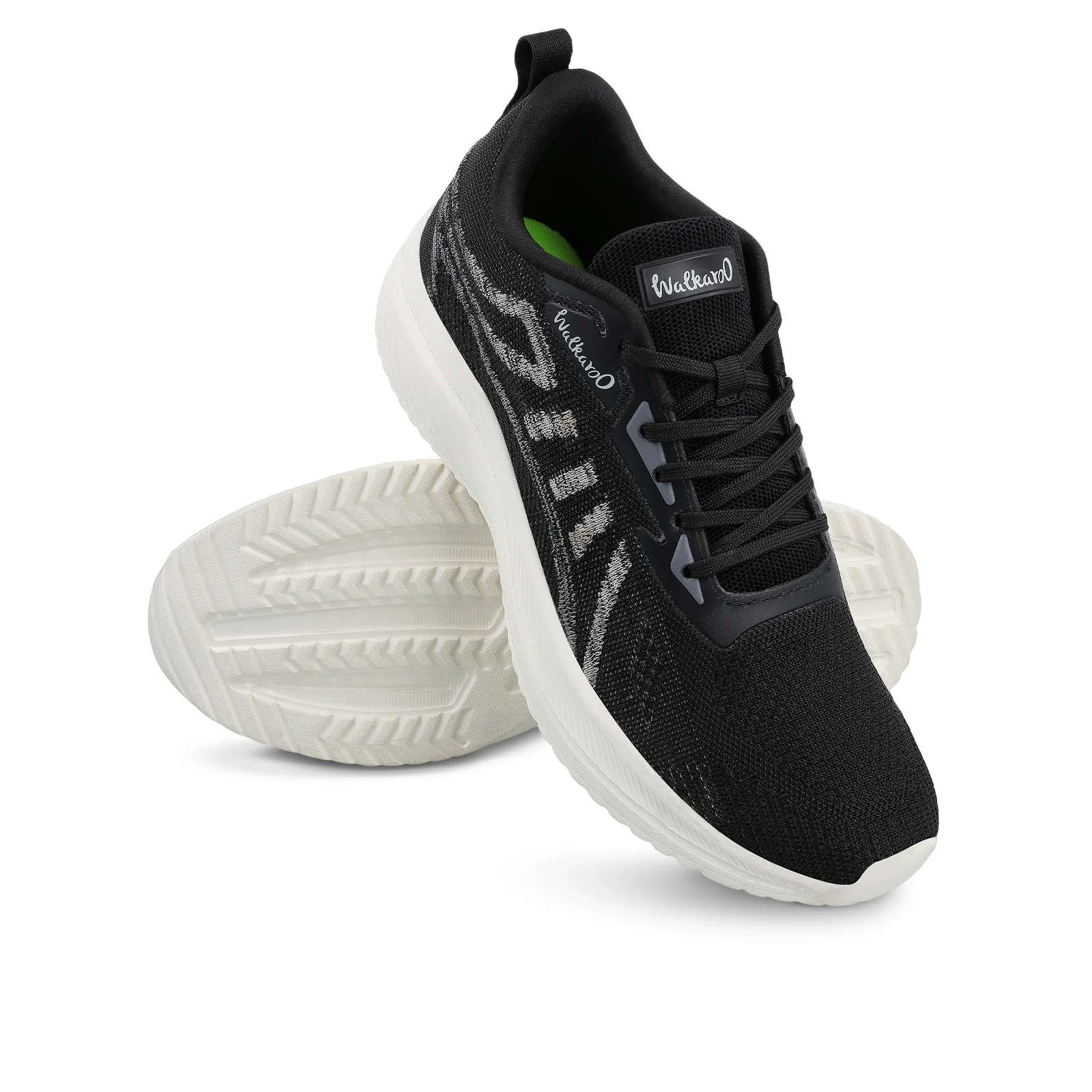 Men's Lace-up Walking Shoes - WS9105 Black - Image 7