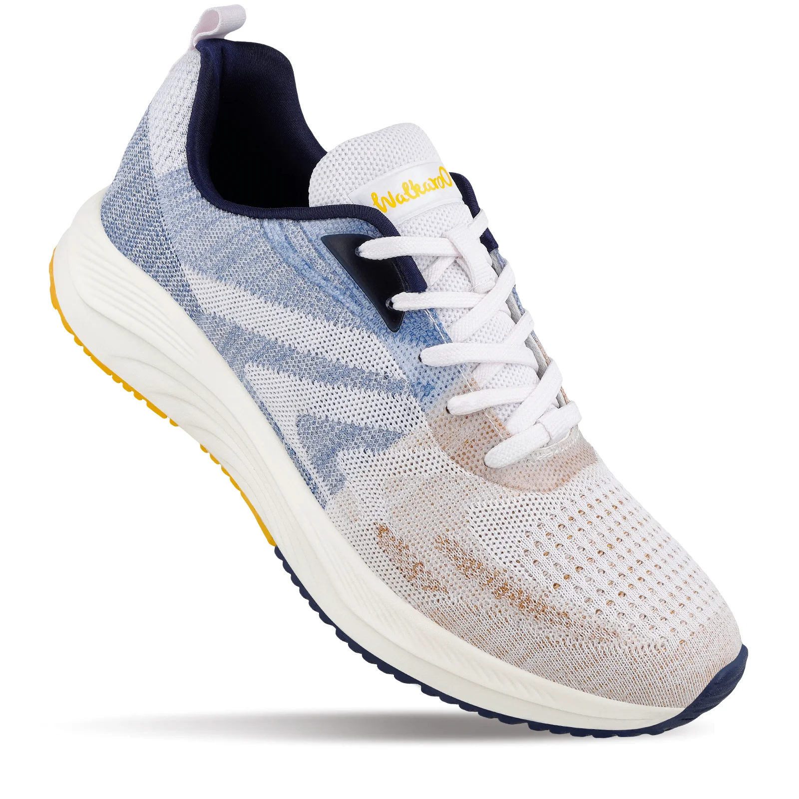 Men's Lace-up Sports Shoes - WS9109 Beige Blue - Image 4