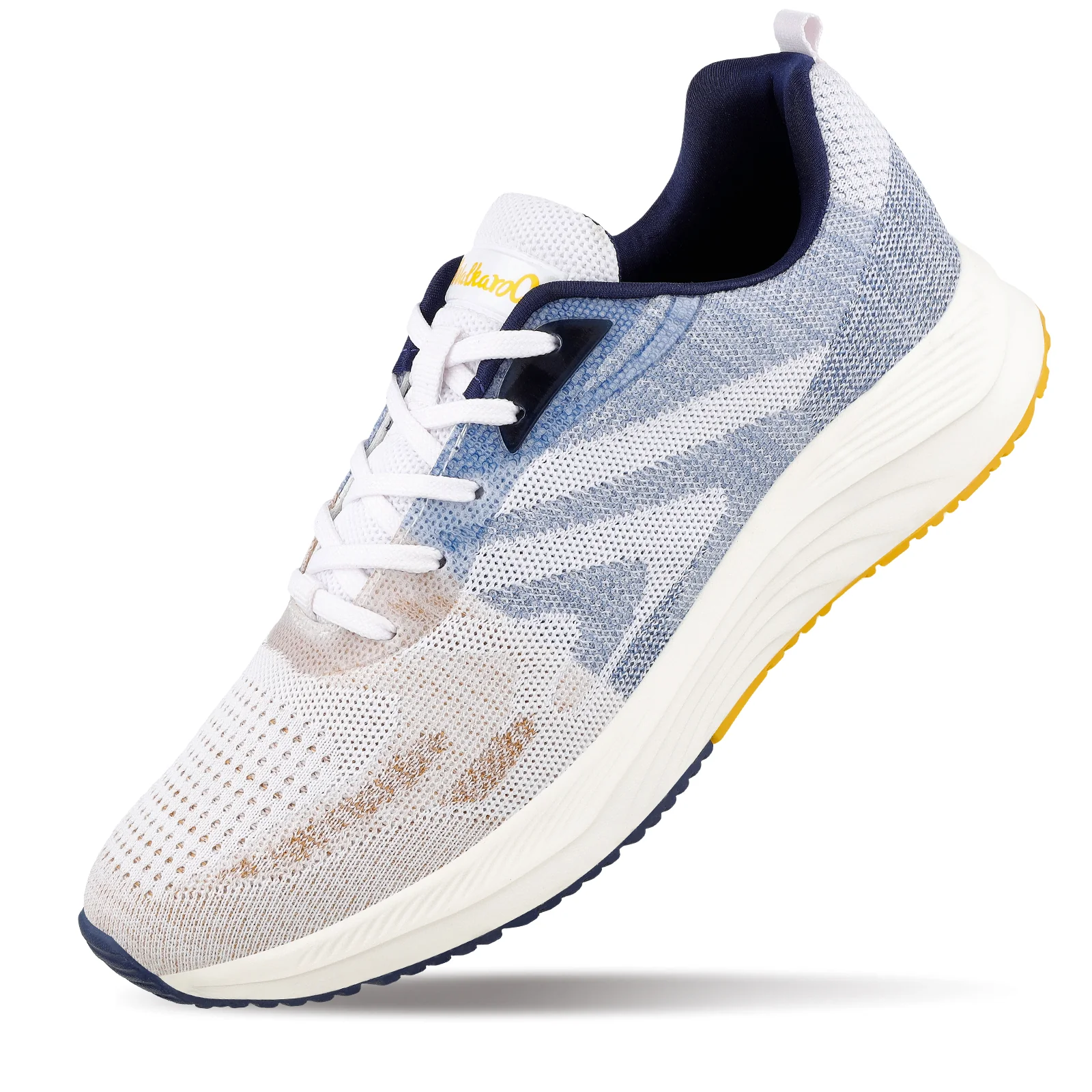 Men's Lace-up Sports Shoes - WS9109 Beige Blue - Image 8
