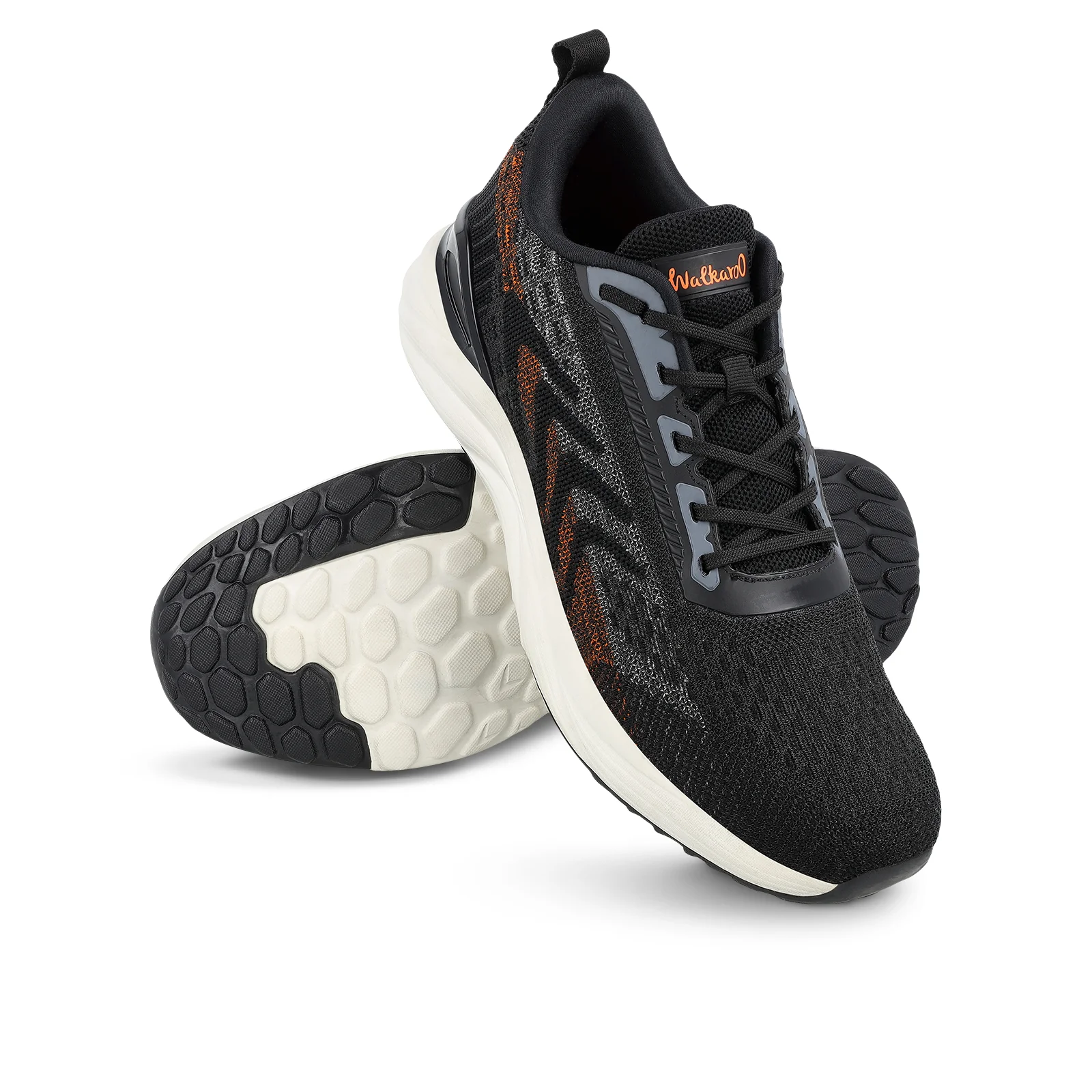 Men's Lace-up Sports Shoes - WS9110 Black - Image 9
