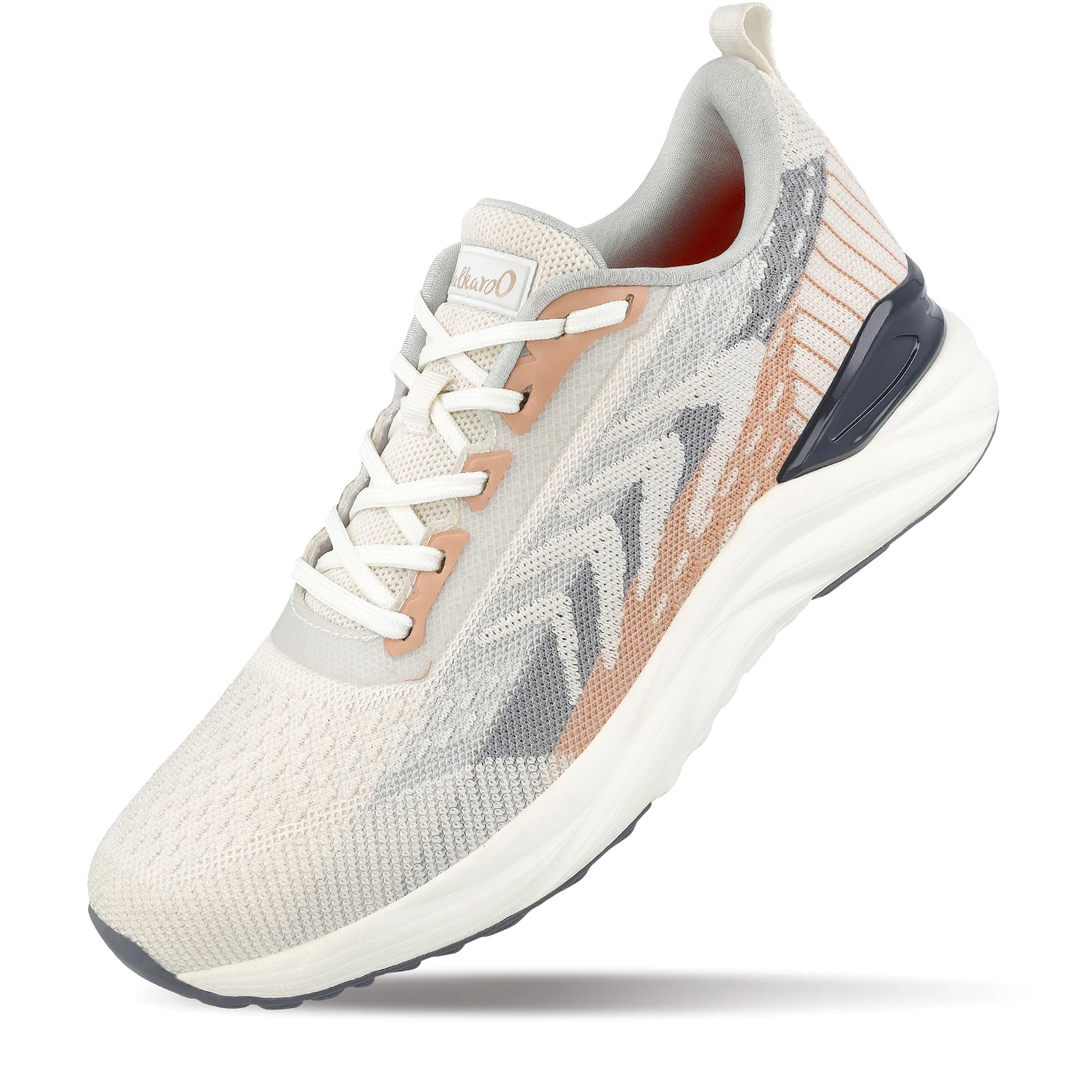 Men's Lace-up Sports Shoes - WS9110 Grey Beige - Image 11