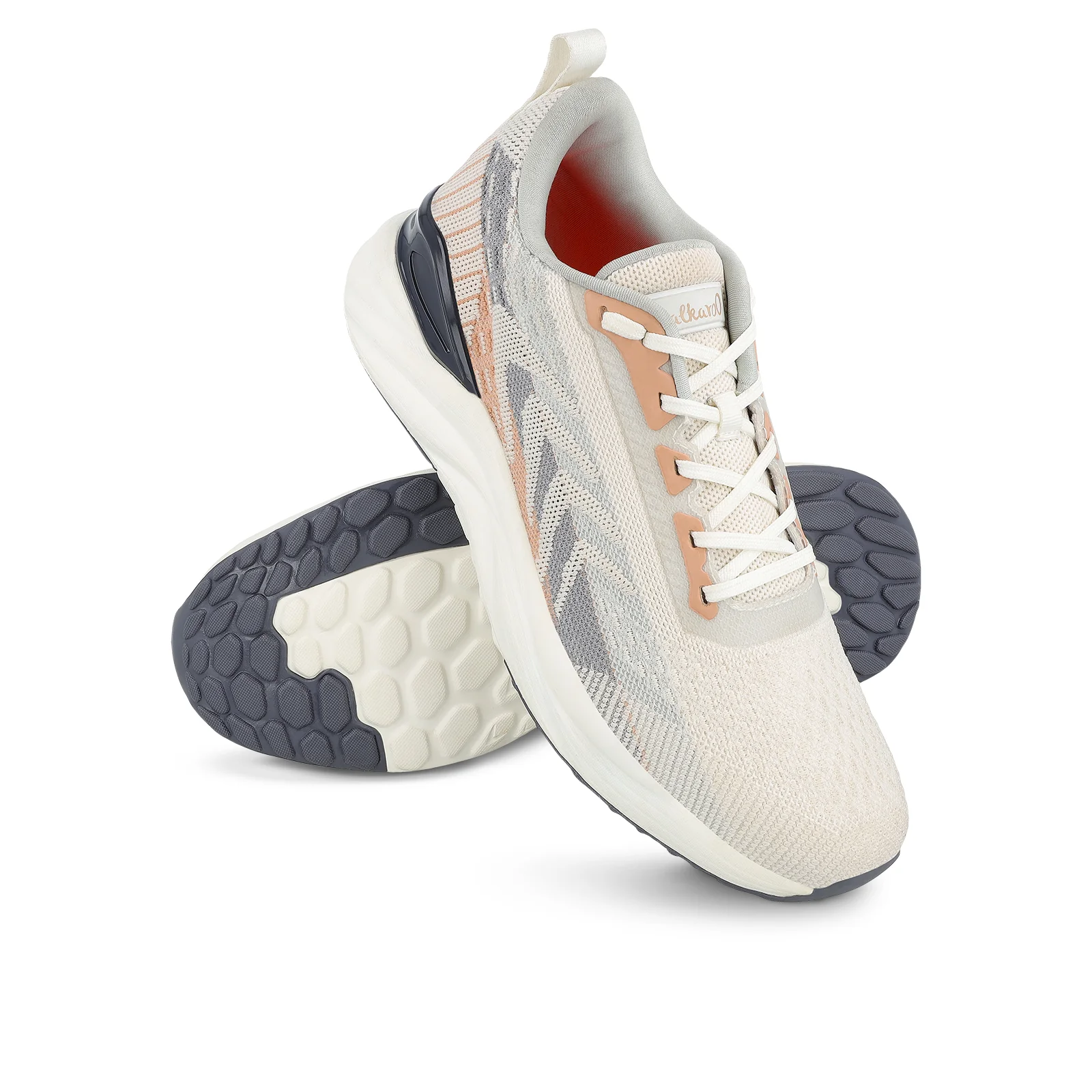 Men's Lace-up Sports Shoes - WS9110 Grey Beige - Image 12