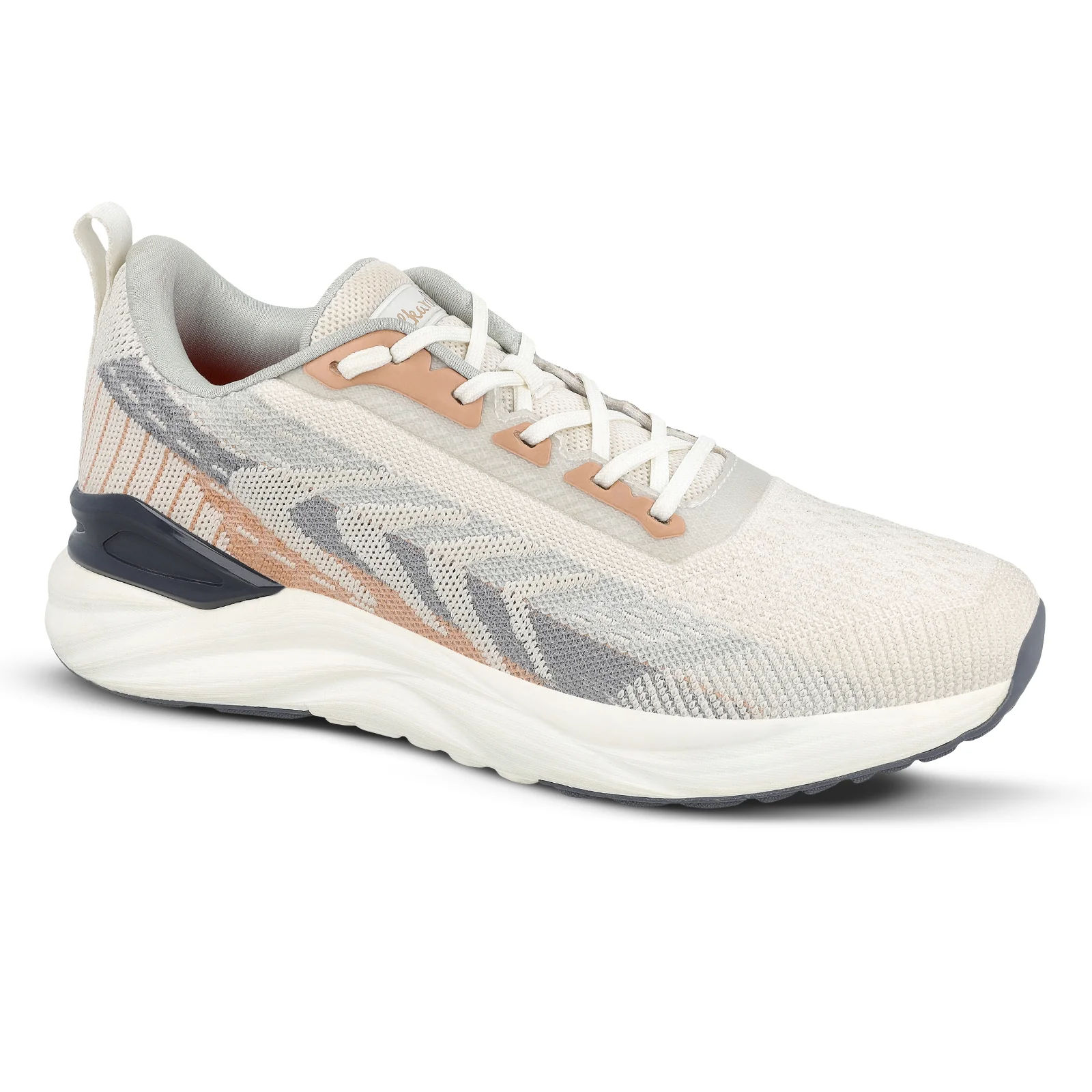 Men's Lace-up Sports Shoes - WS9110 Grey Beige - Image 8