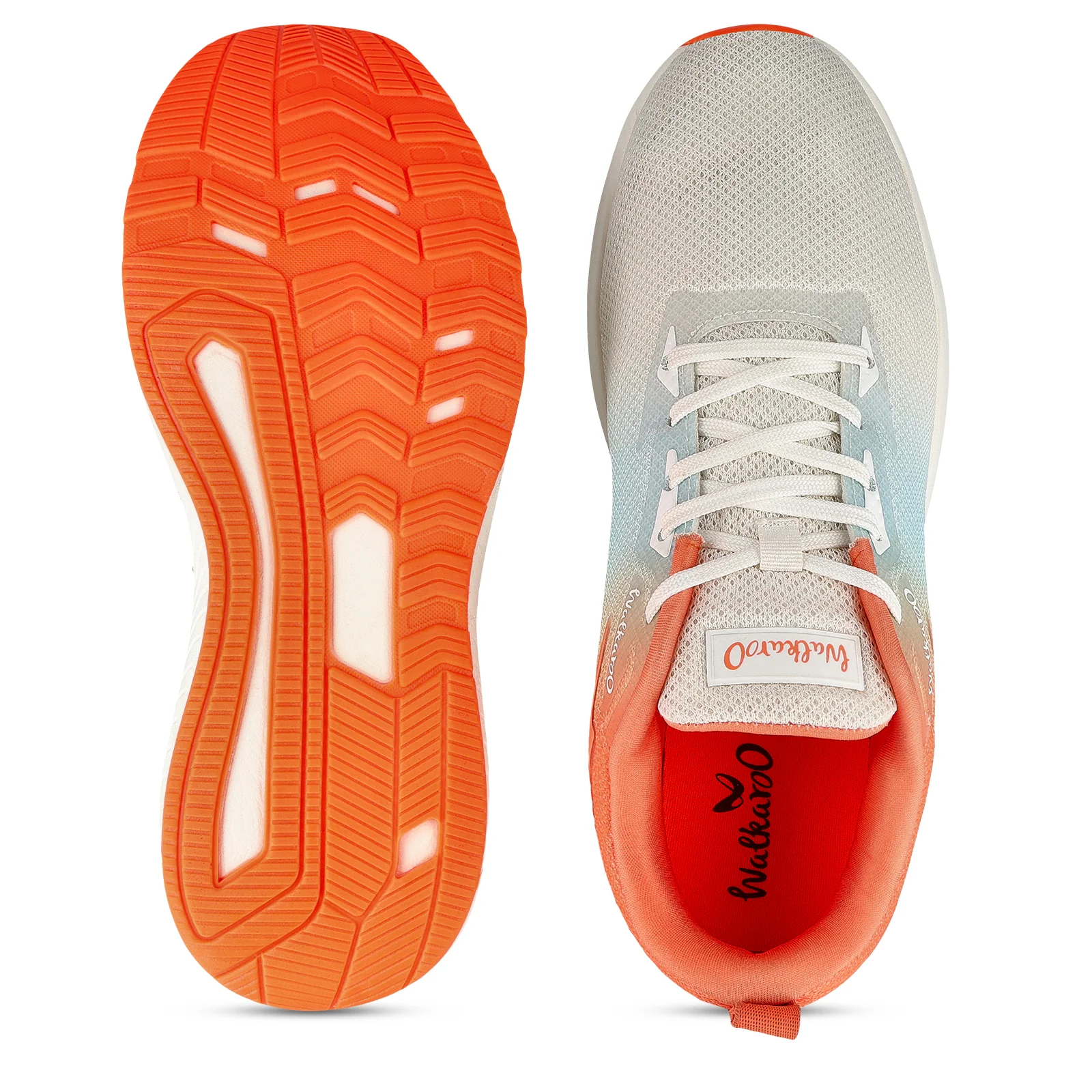 Men's Lace-up Sports Shoes - WS9111 Orange Seablue - Image 3