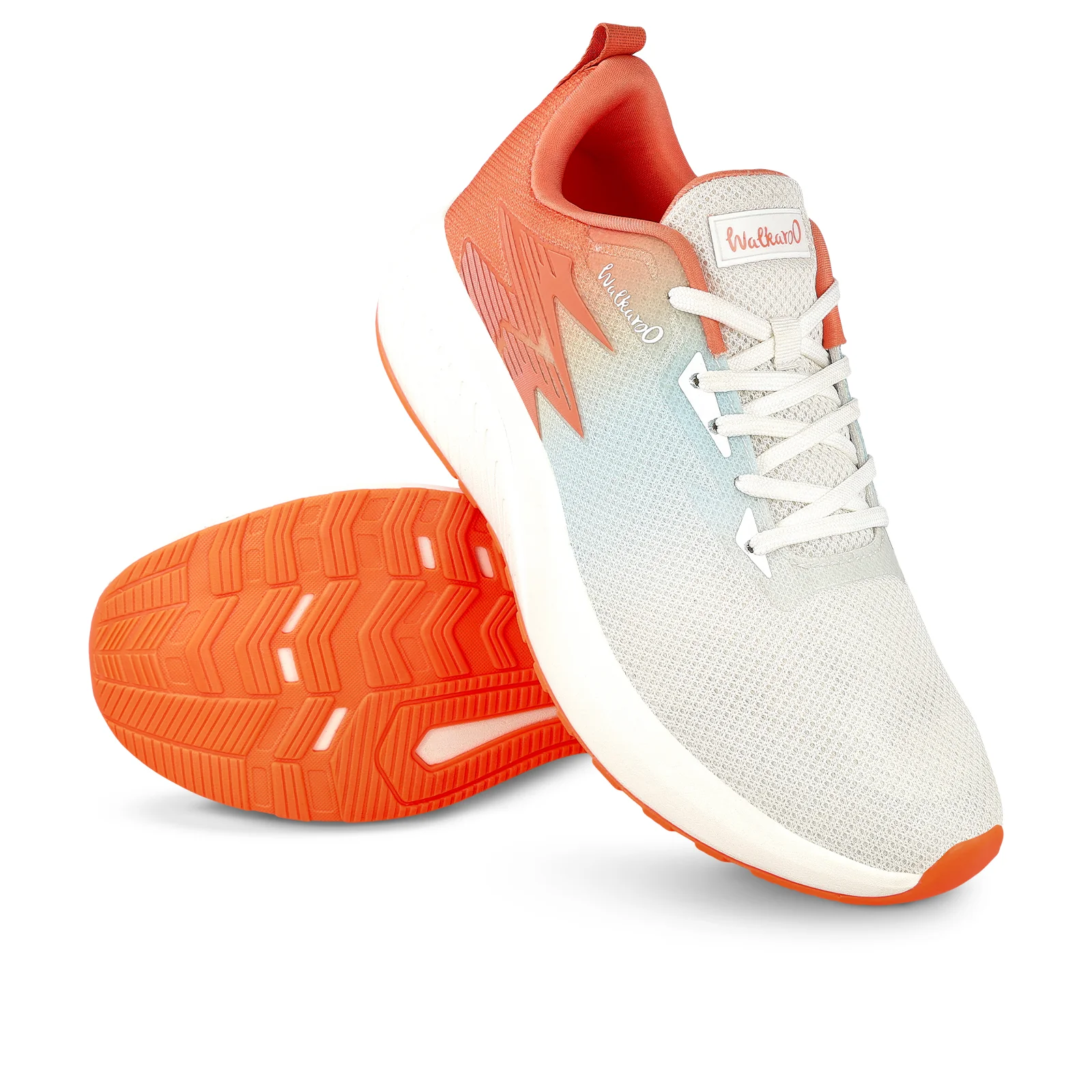 Men's Lace-up Sports Shoes - WS9111 Orange Seablue - Image 9