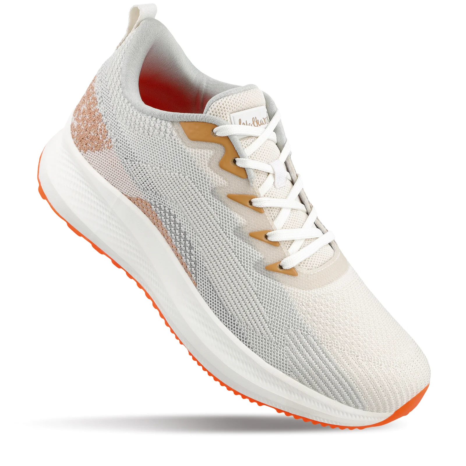 Men's Lace-up Sports Shoes - WS9114 White Beige - Image 4