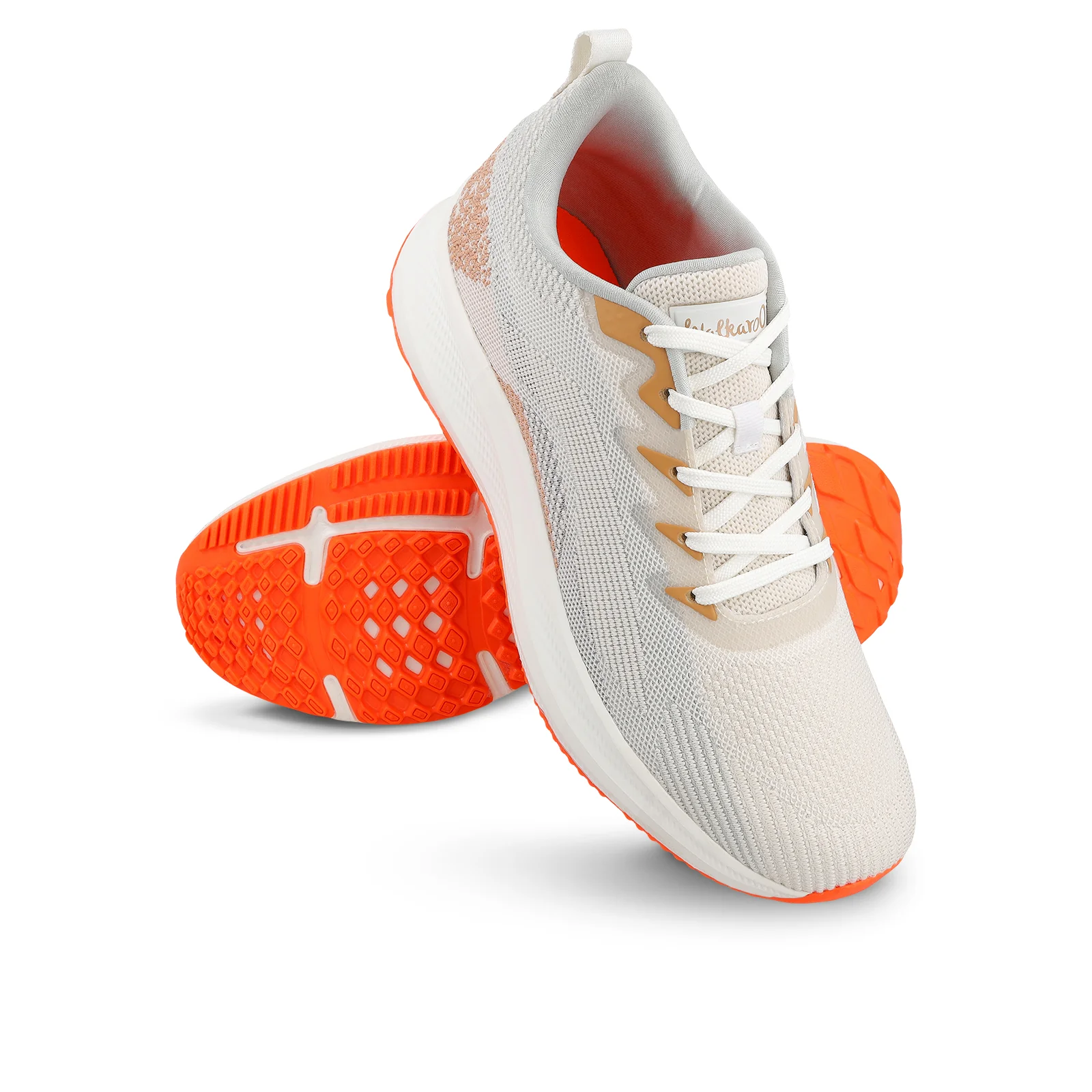 Men's Lace-up Sports Shoes - WS9114 White Beige - Image 8