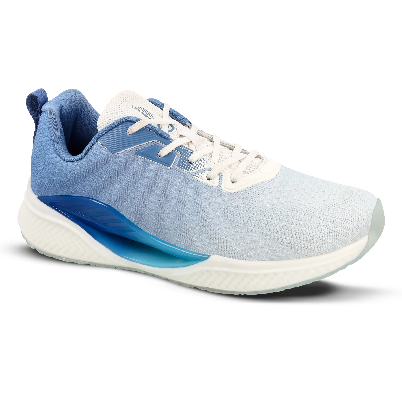 Men's Lace-up Sports Shoes - WS9119 White Blue - Image 4