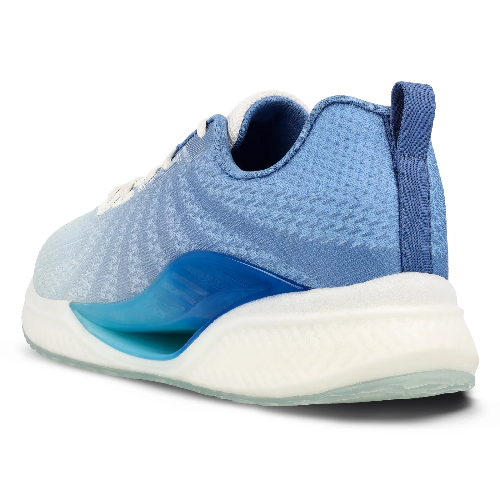 Men's Lace-up Sports Shoes - WS9119 White Blue - Image 5