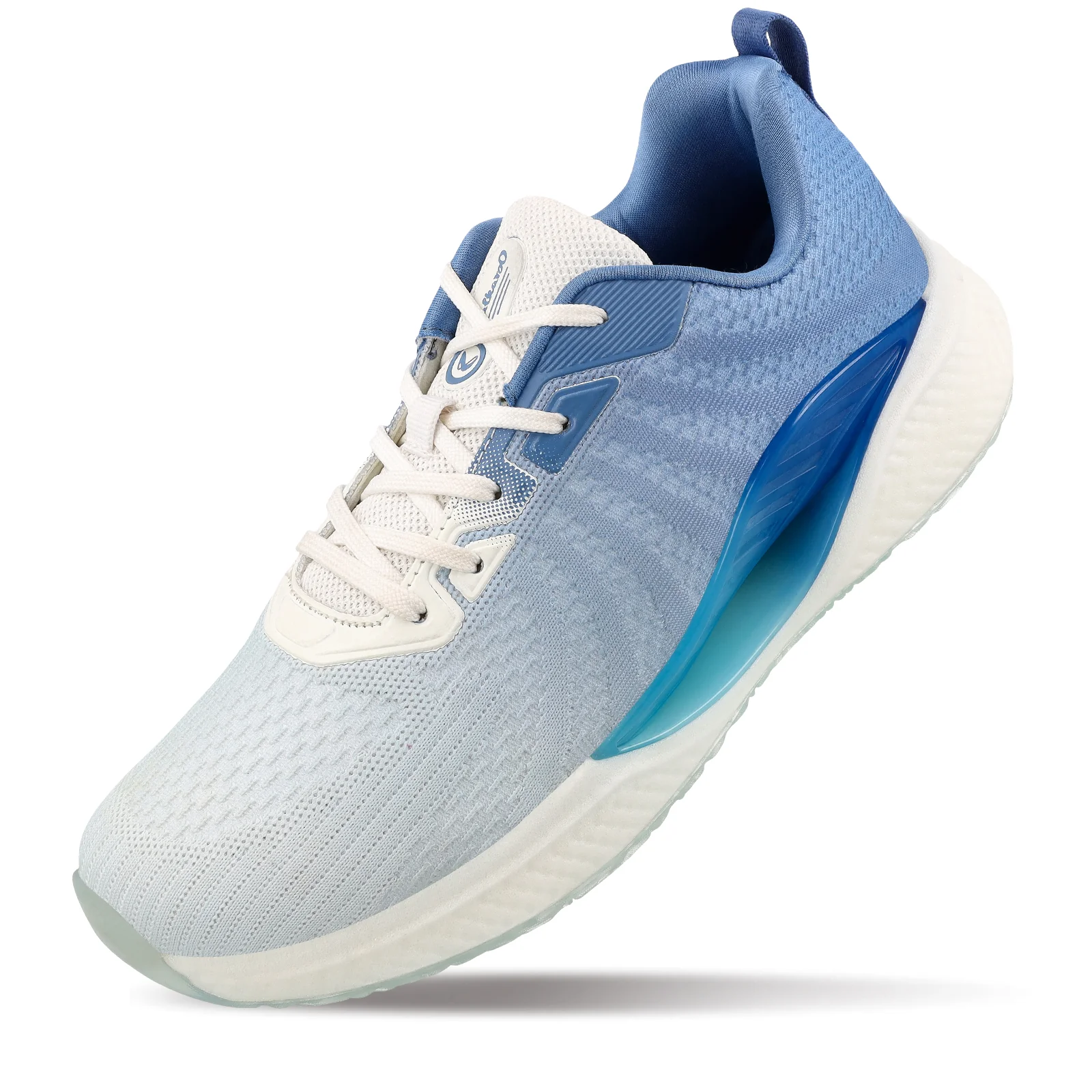 Men's Lace-up Sports Shoes - WS9119 White Blue - Image 7
