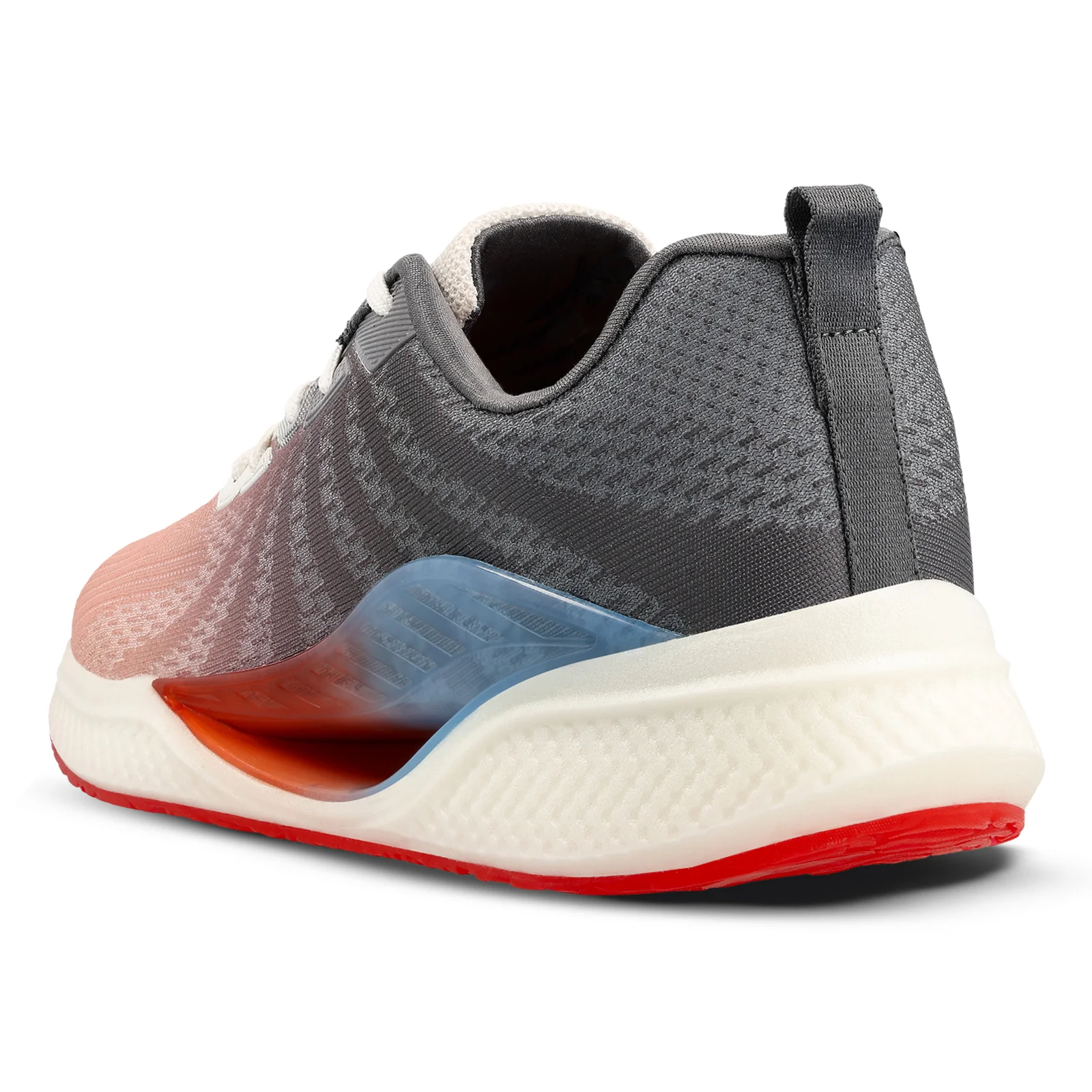 Men's Lace-up Sports Shoes - WS9119 White Red - Image 6
