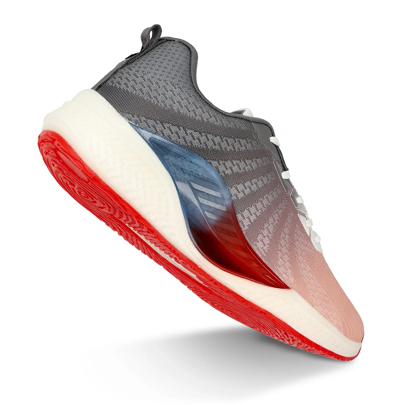 Men's Lace-up Sports Shoes - WS9119 White Red - Image 7