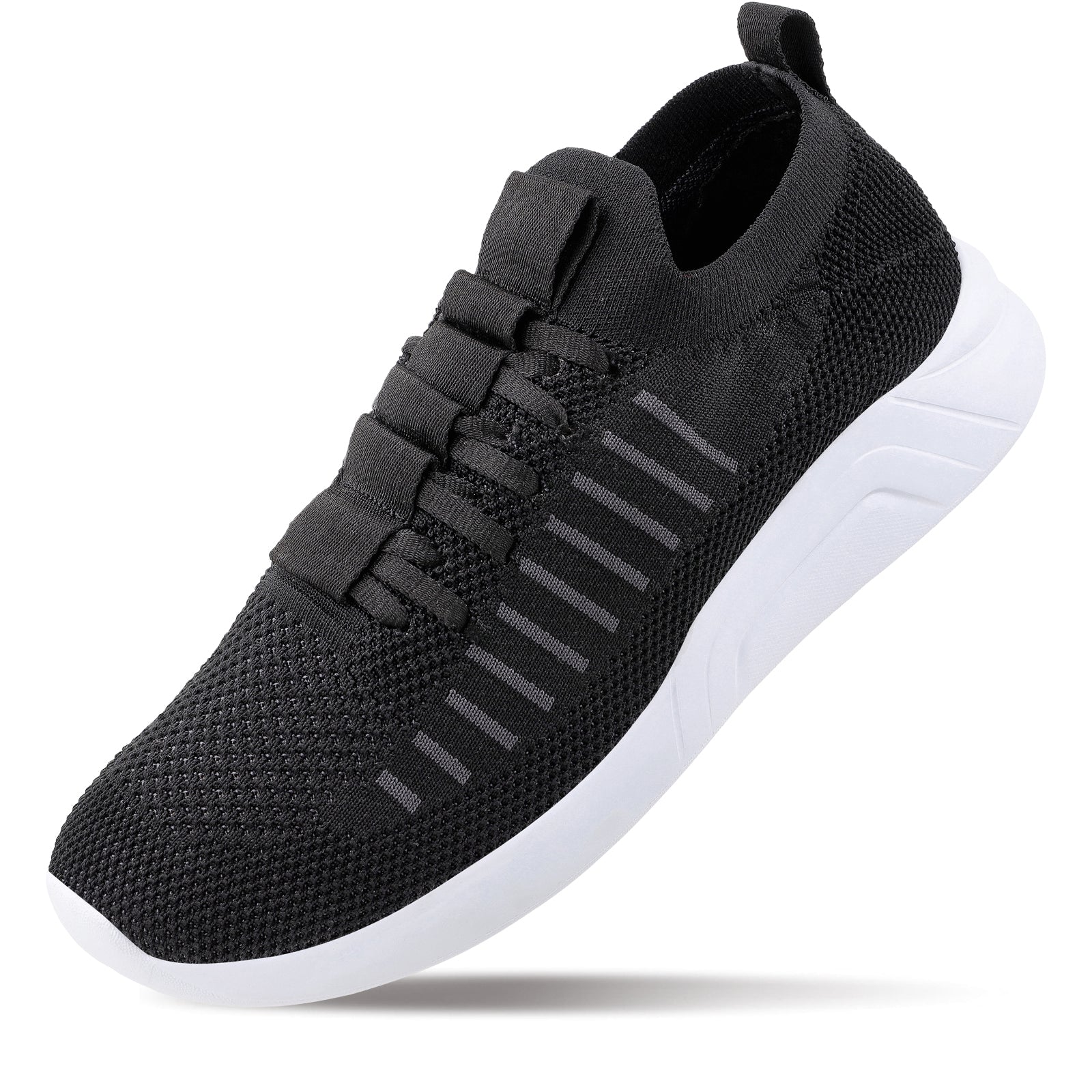 Walkaroo Men Lace-up Sock Shoes - WS9507 Black - Image 5