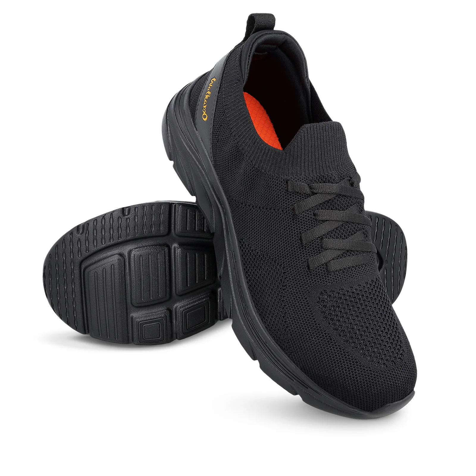 Walkaroo Men Sports Shoes - WS9565 Black - Image 7