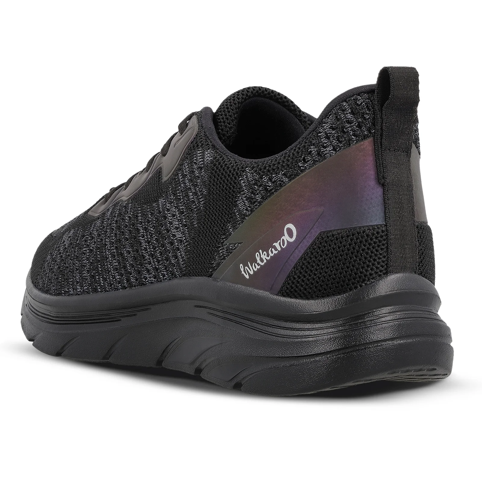 Men's Lace-up Walking Shoes - WS9566 Black Black - Image 6