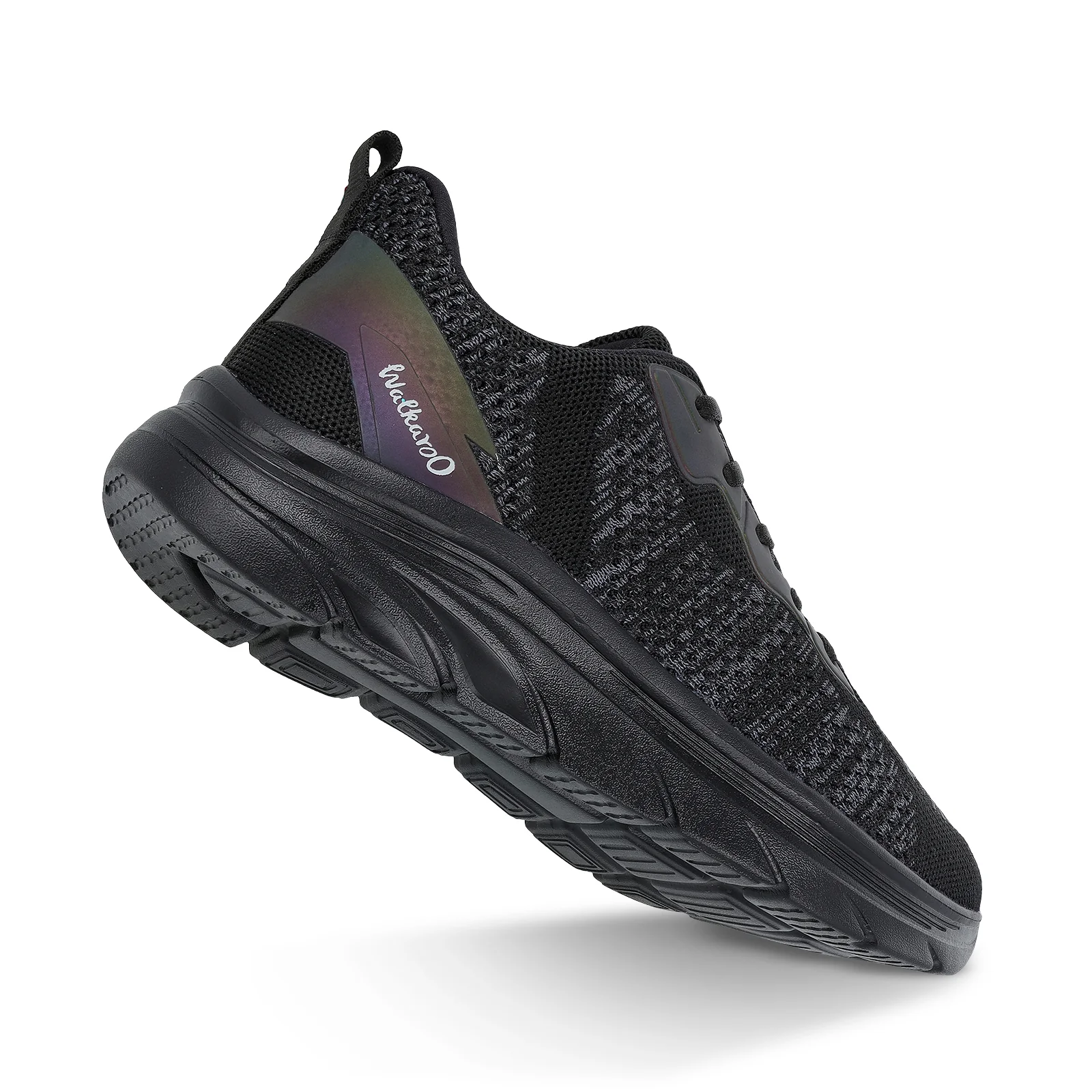 Men's Lace-up Walking Shoes - WS9566 Black Black - Image 7