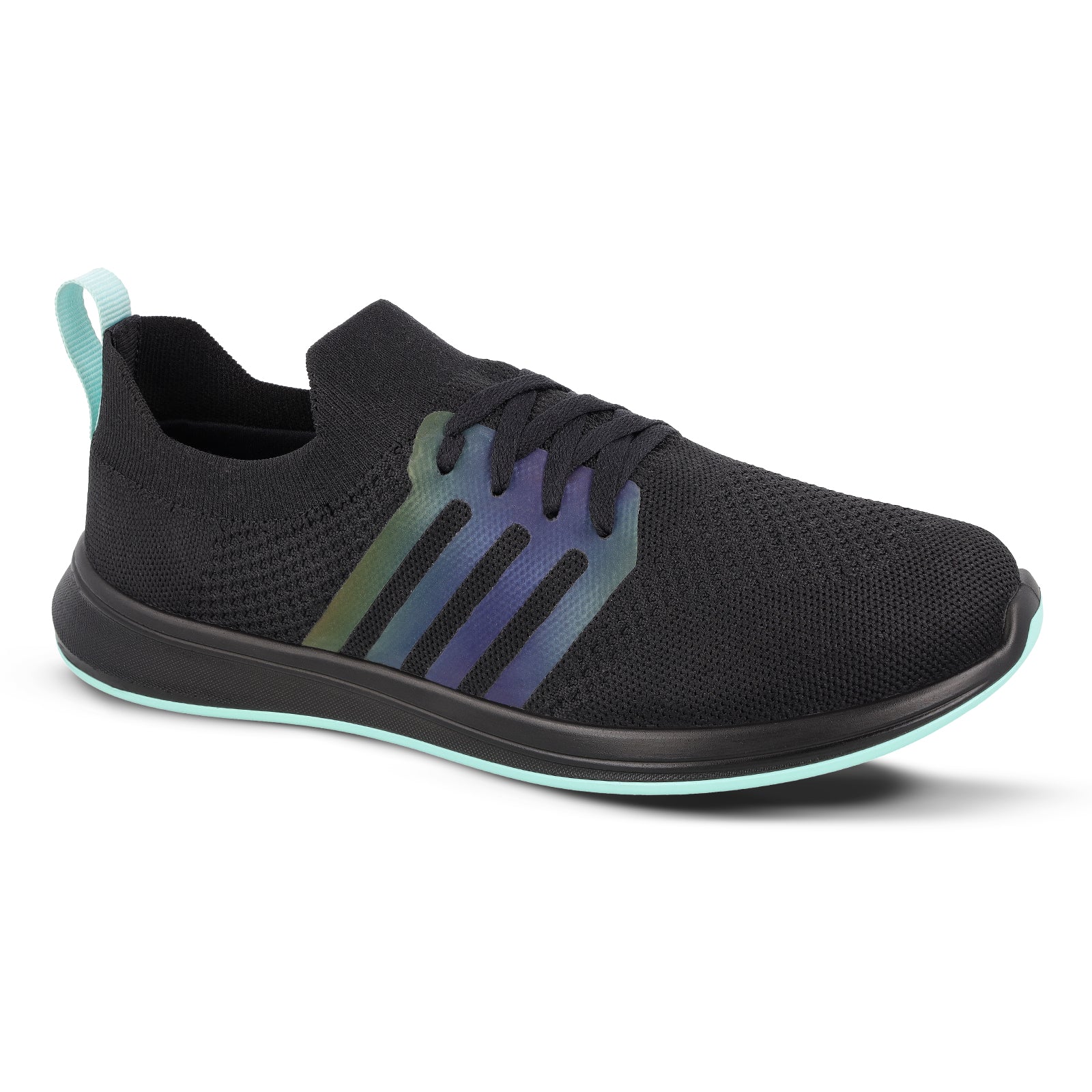 Walkaroo Men Walking and Washable Shoes - XS9771 Black Mint - Image 4