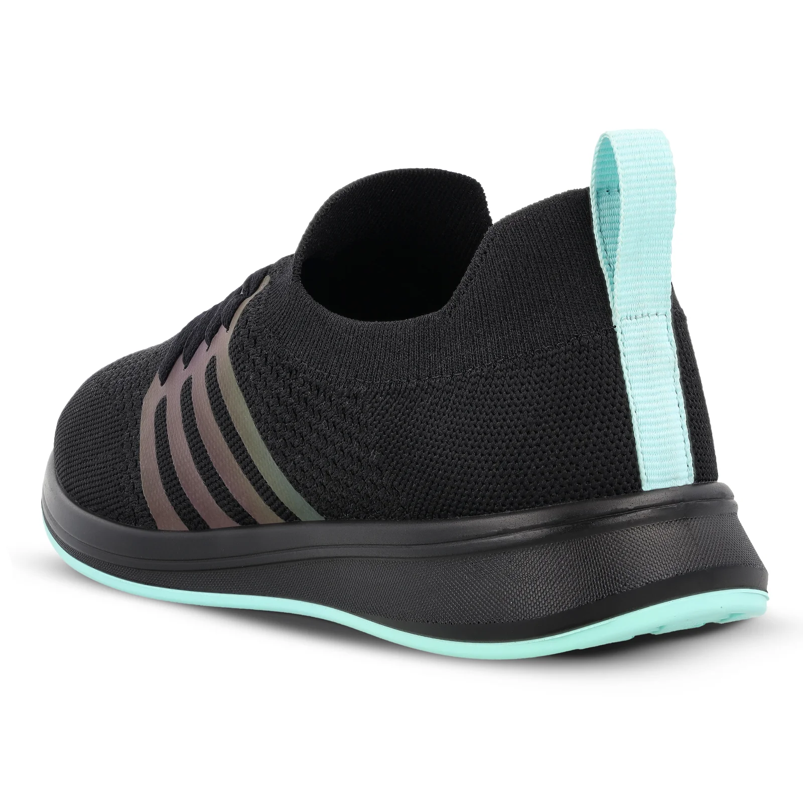 Walkaroo Men Walking and Washable Shoes - XS9771 Black Mint - Image 7