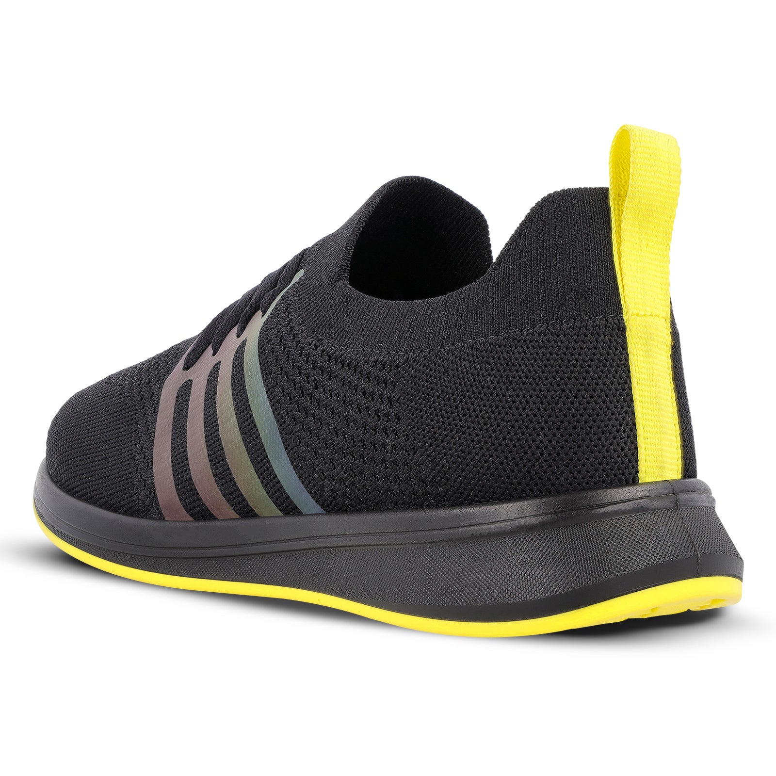 Walkaroo Men Walking and Washable Shoes - XS9771 Black Yellow - Image 5