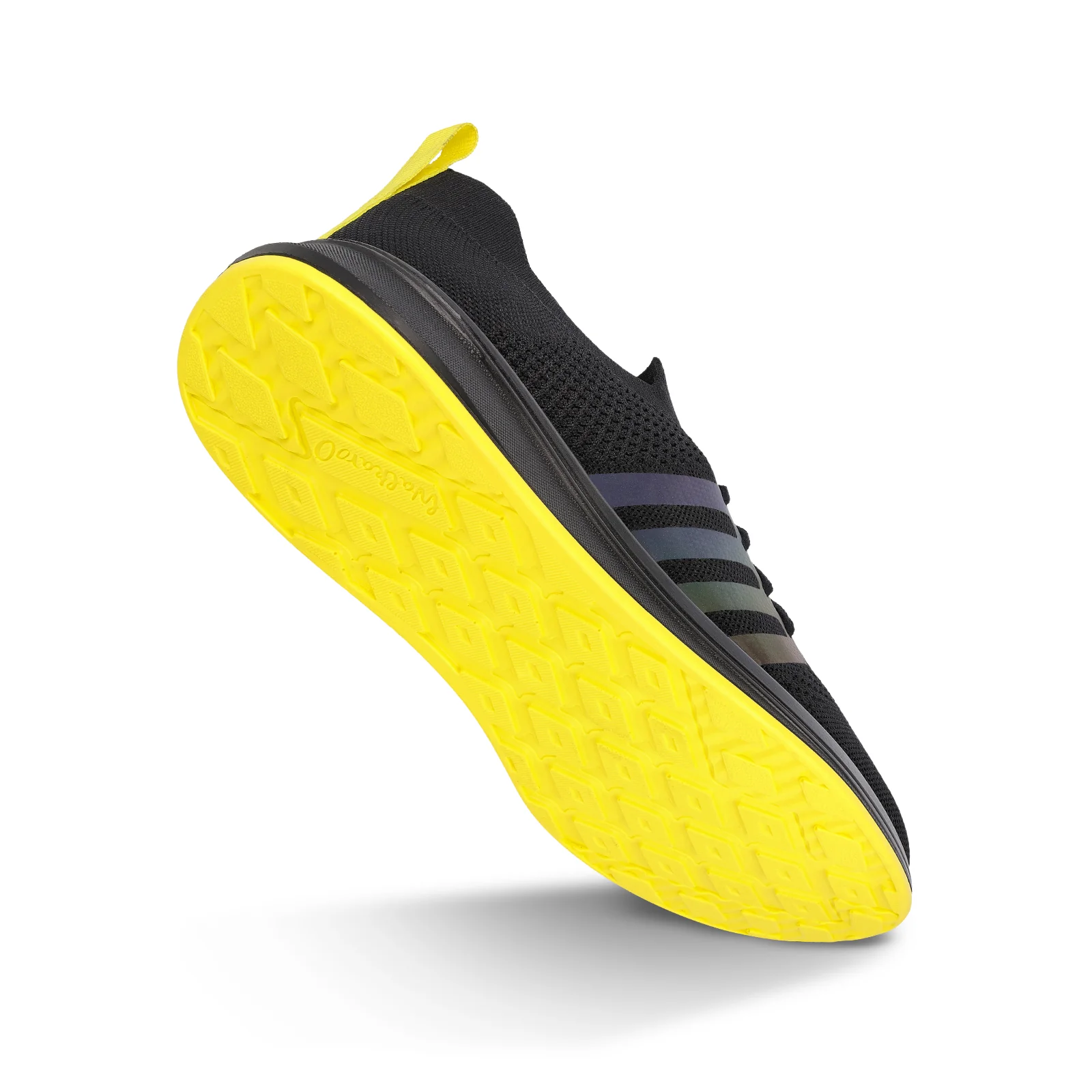 Walkaroo Men Walking and Washable Shoes - XS9771 Black Yellow - Image 6