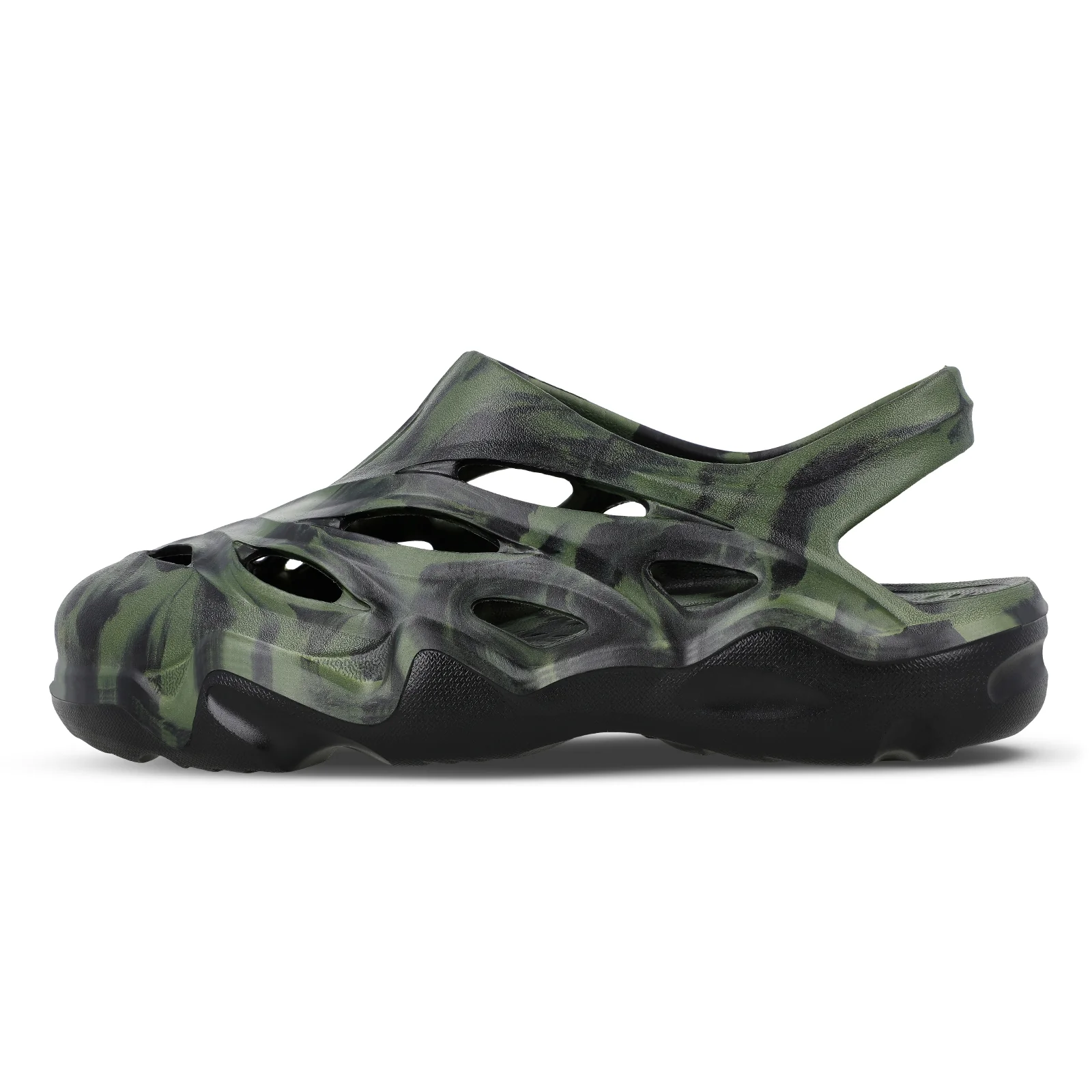 Men's Super Clogs - WC4834 Black green - Image 3
