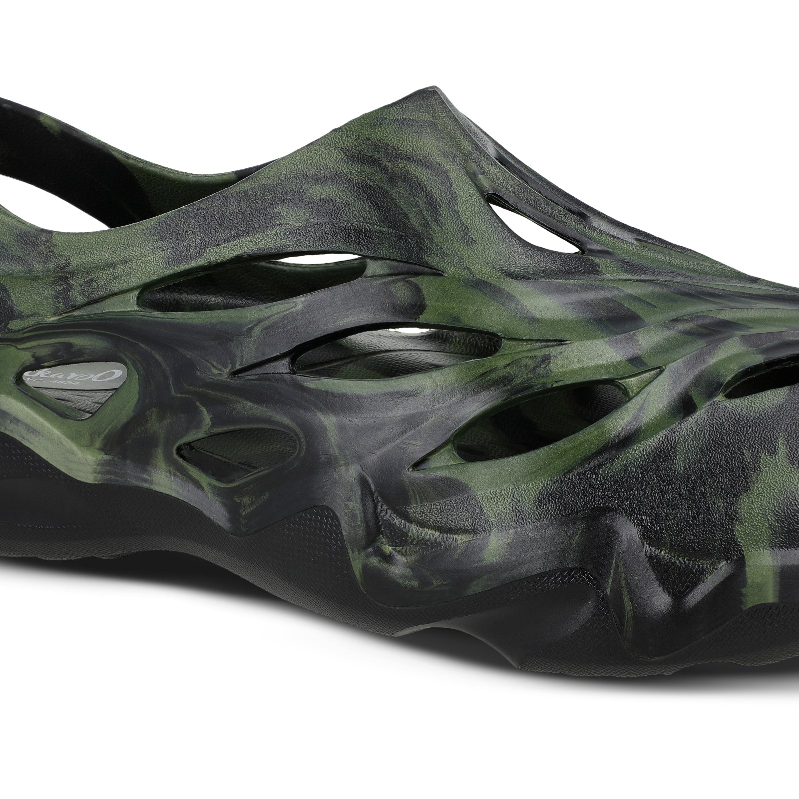 Men's Super Clogs - WC4834 Black green - Image 4