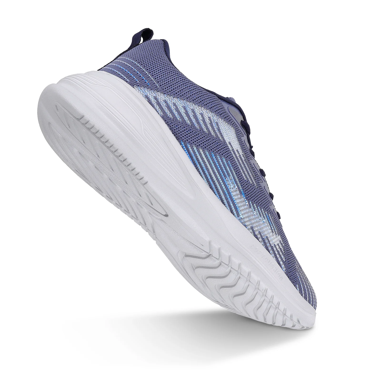 WALKAROO MEN WALKING SHOES - WS9584 NAVY BLUE - Image 7