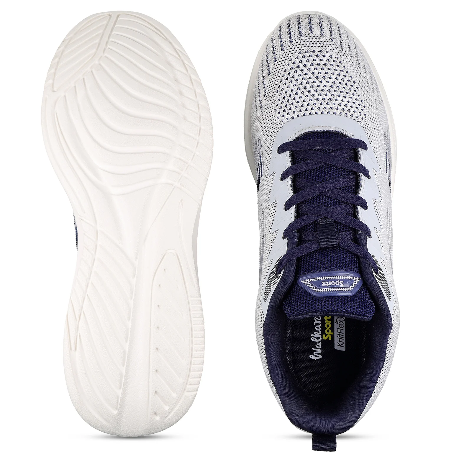 WALKAROO MEN WALKING SHOES - WS9584 WHITE - Image 2